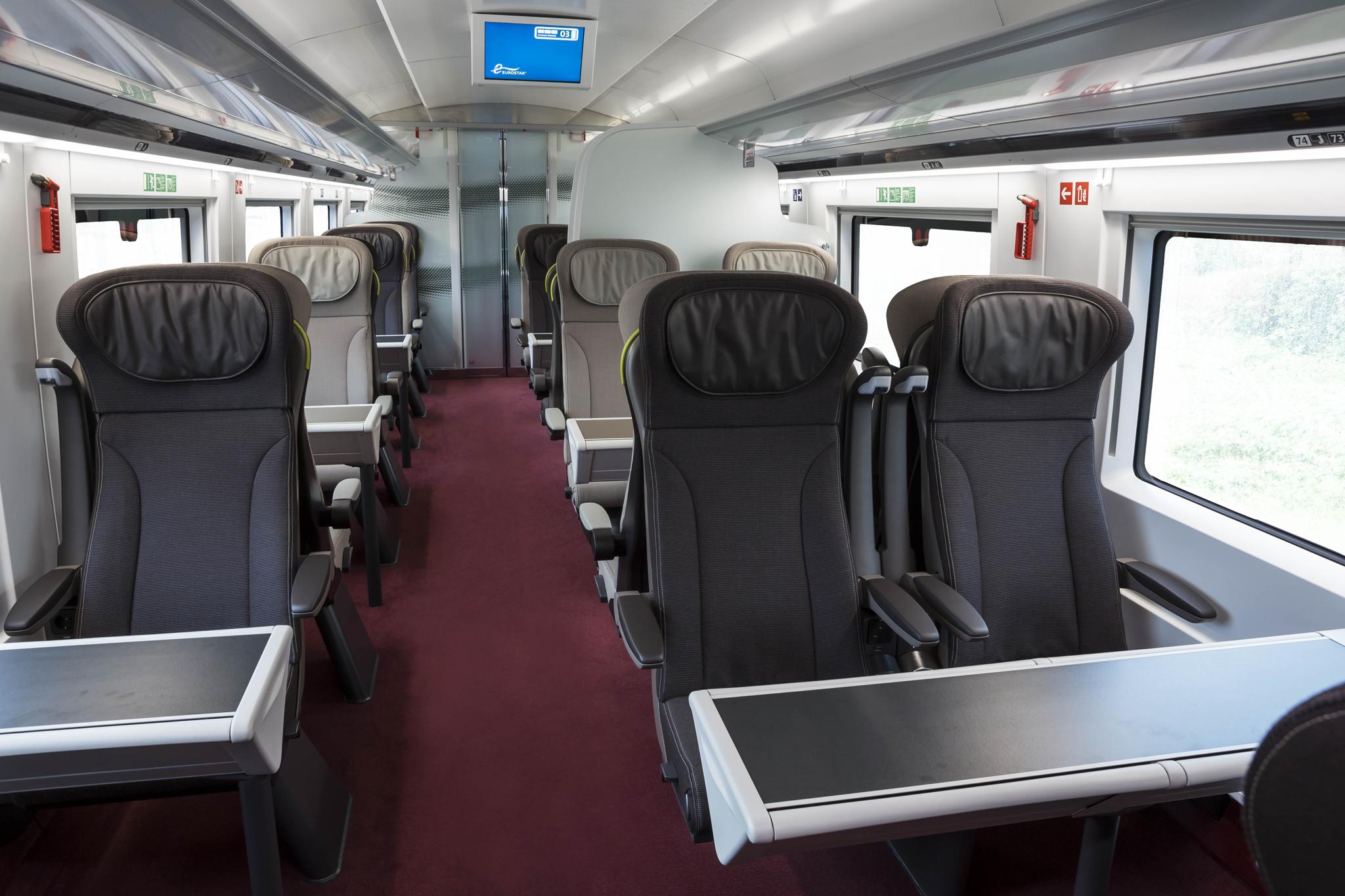 Eurostar's Business and Standard Premier seats