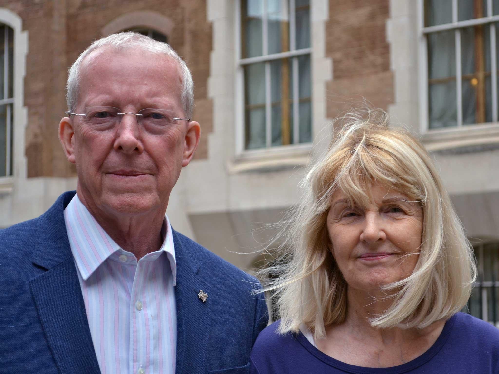 Roger Bacon and his wife Maurren lost their son Matthew when he was killed by an IED in Basra in September 2005