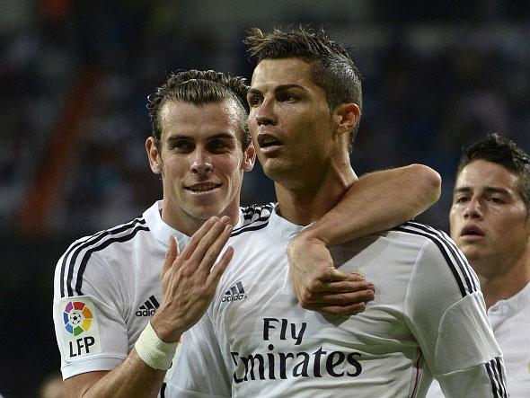 Gareth Bale is hoping to get one over on his Real Madrid team-mate (Getty)