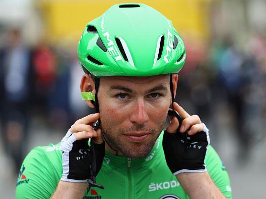 Mark Cavendish was unable to maintain his winning run (Getty)