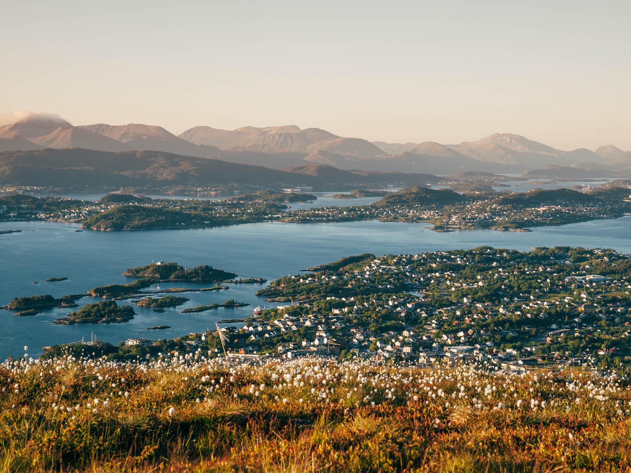 Ålesund is known as the Venice of Norway as the best way to get around is by boat. At this point in June, there was snow on the ground and it was as cold as -3C