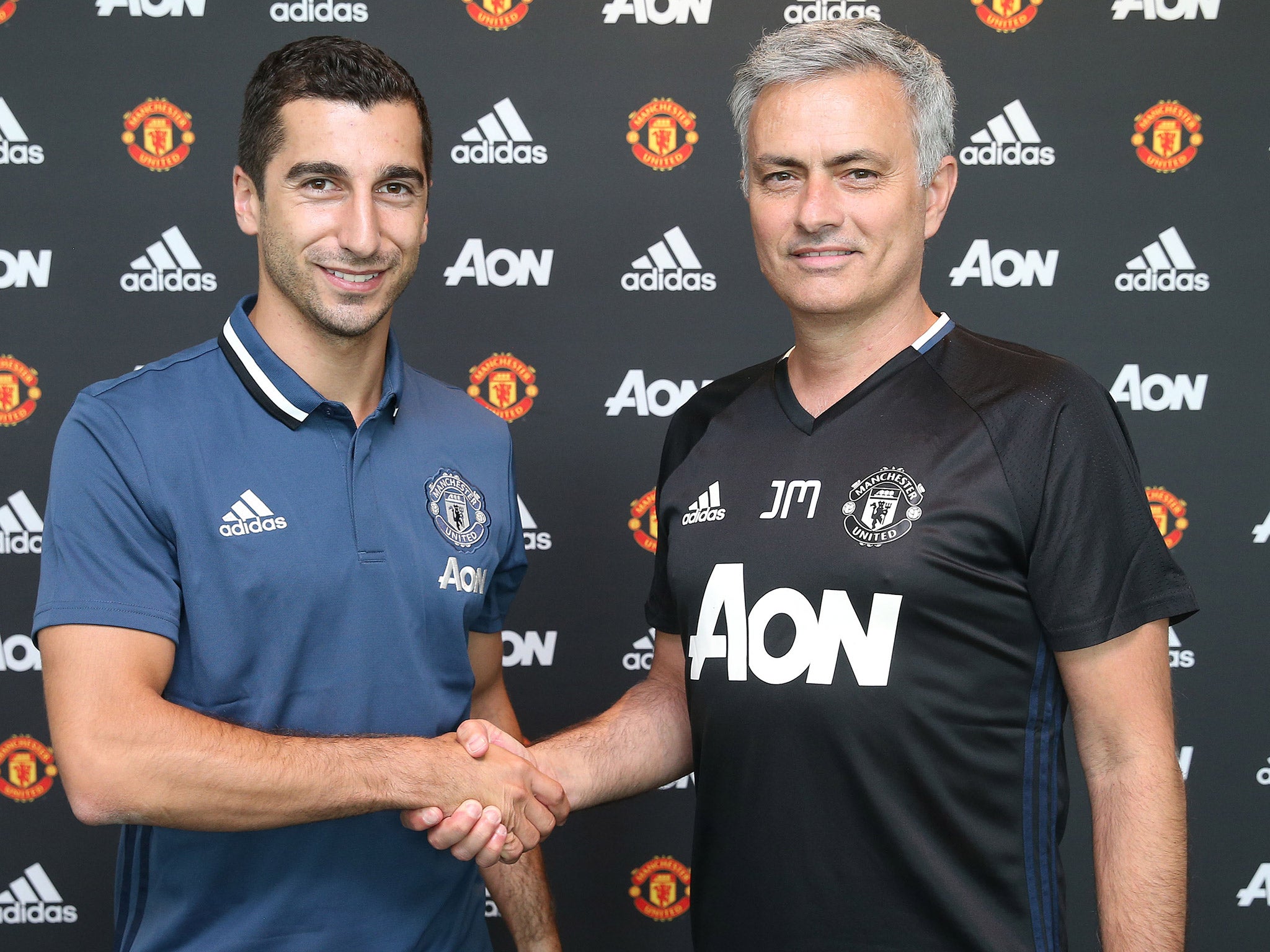 Jose Mourinho unveils Henrikh Mkhitaryan as his third signing for Manchester United