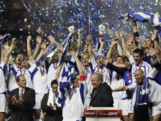 Greece upset the odds and surprised the continent with success in Portugal at Euro 2004 (Getty)