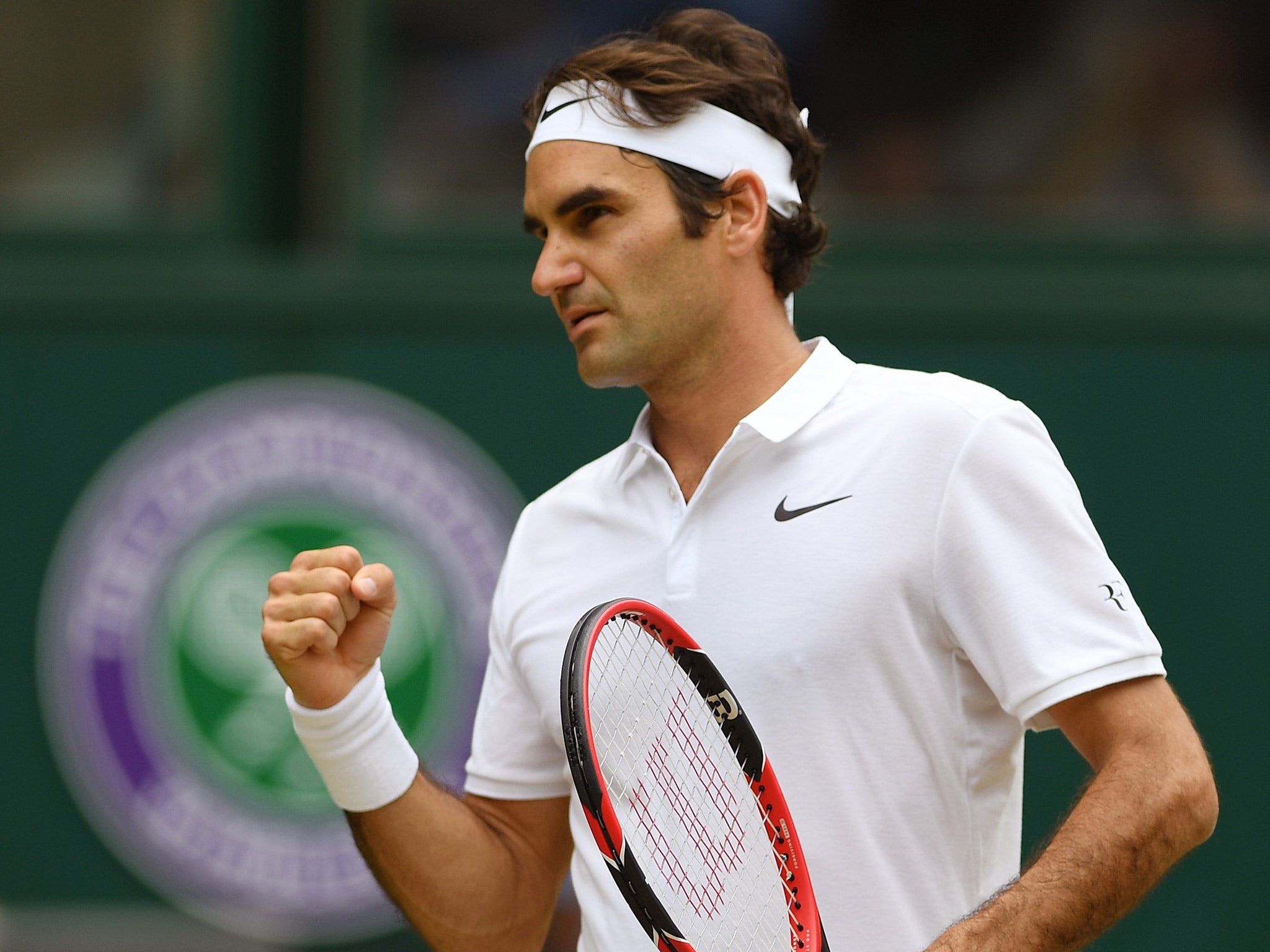 Federer looked on his way to victory when he went 2-1 up