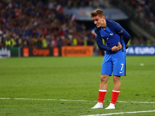 Antoine Griezmann's goals helped France beat Germany 2-0 in Thursday's semi-final (Getty)