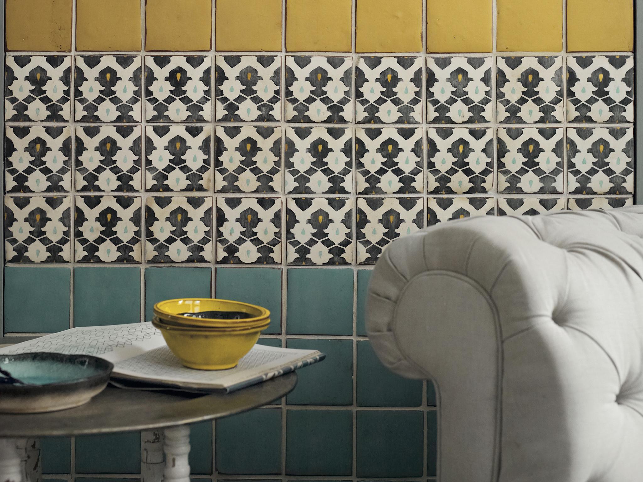 The Marrakech Targa tiles are suitable for walls and floors