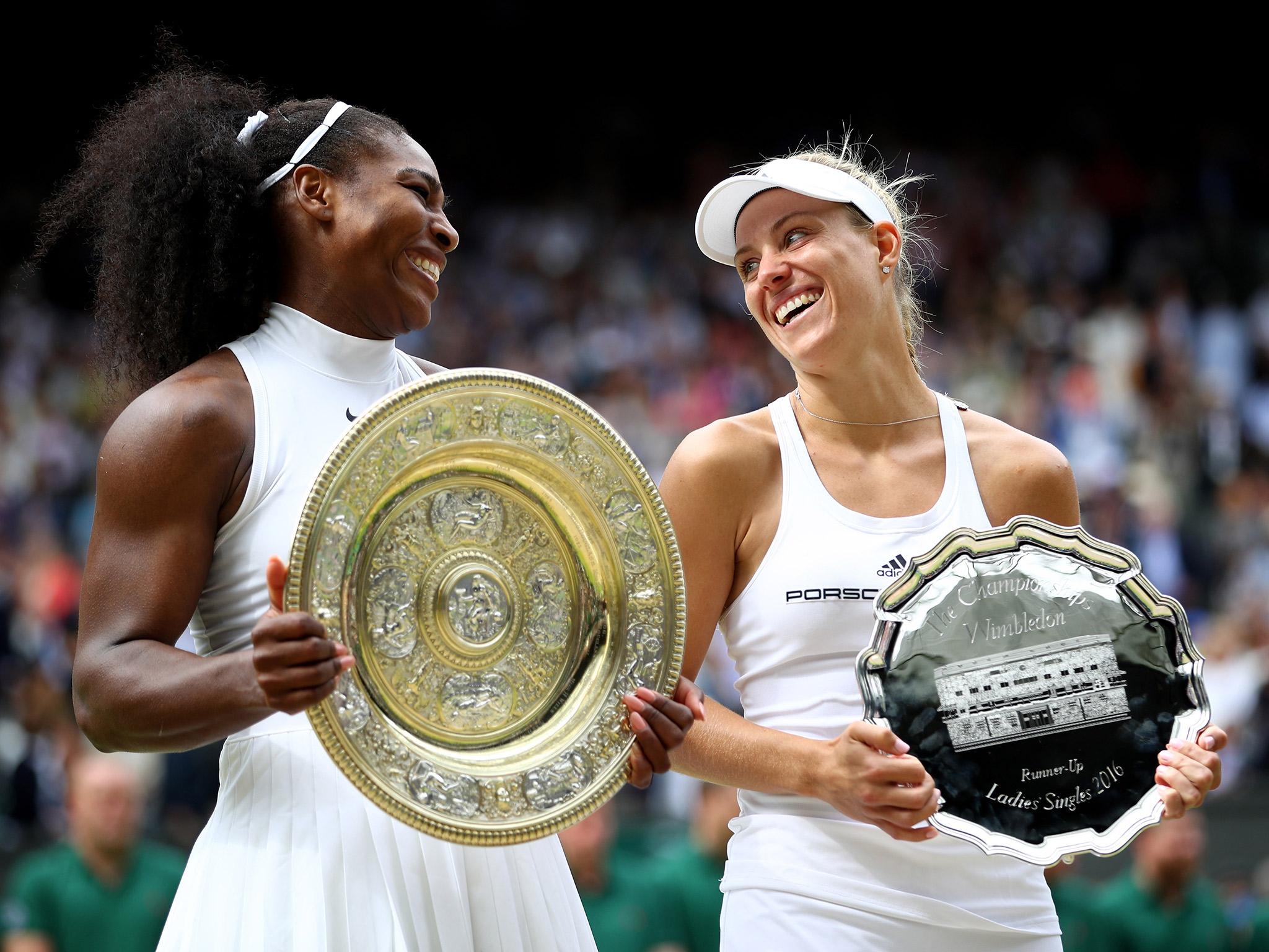 Williams and Kerber are good friends on and off the court