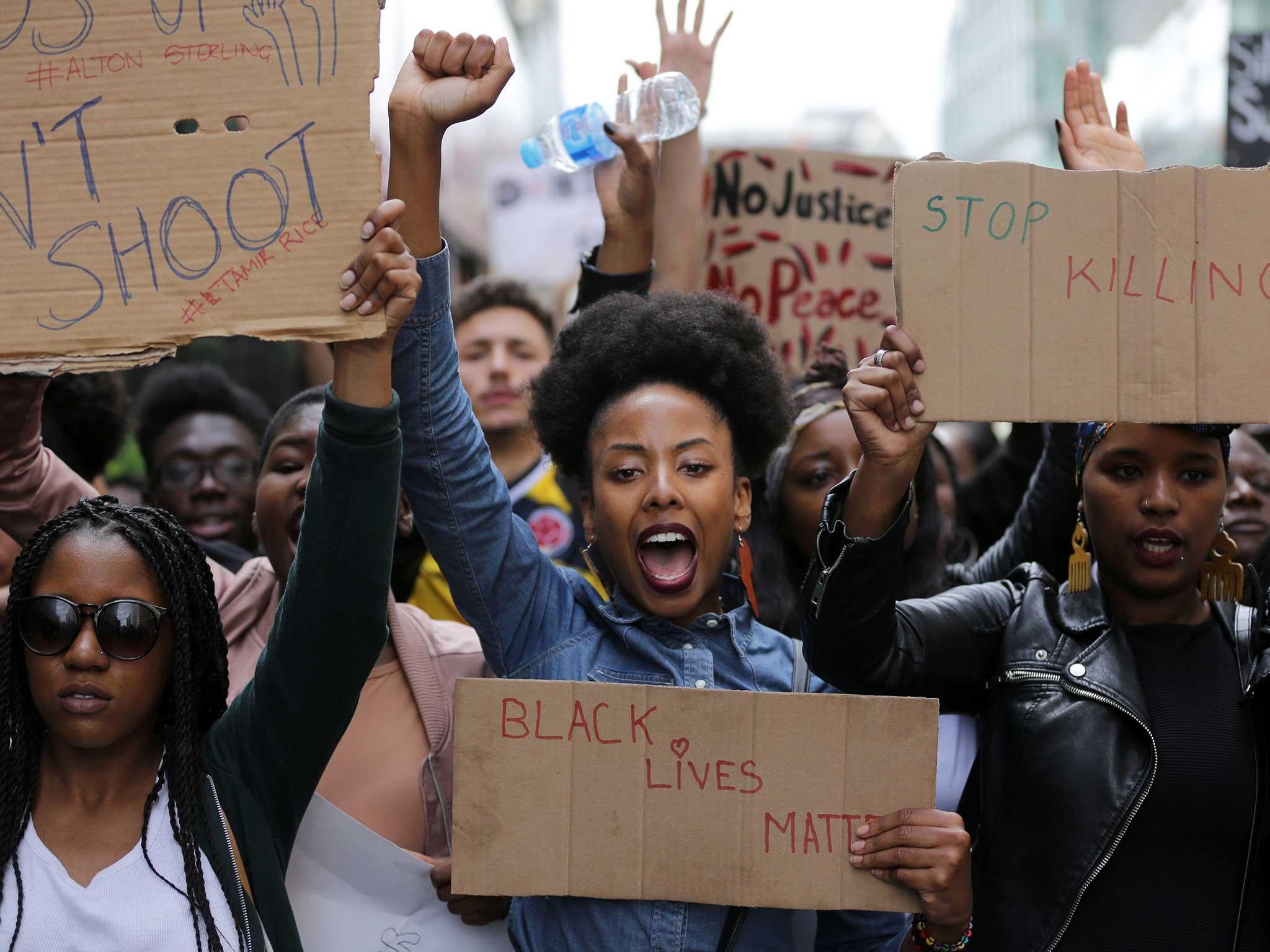 Black Lives Matter protesters in London