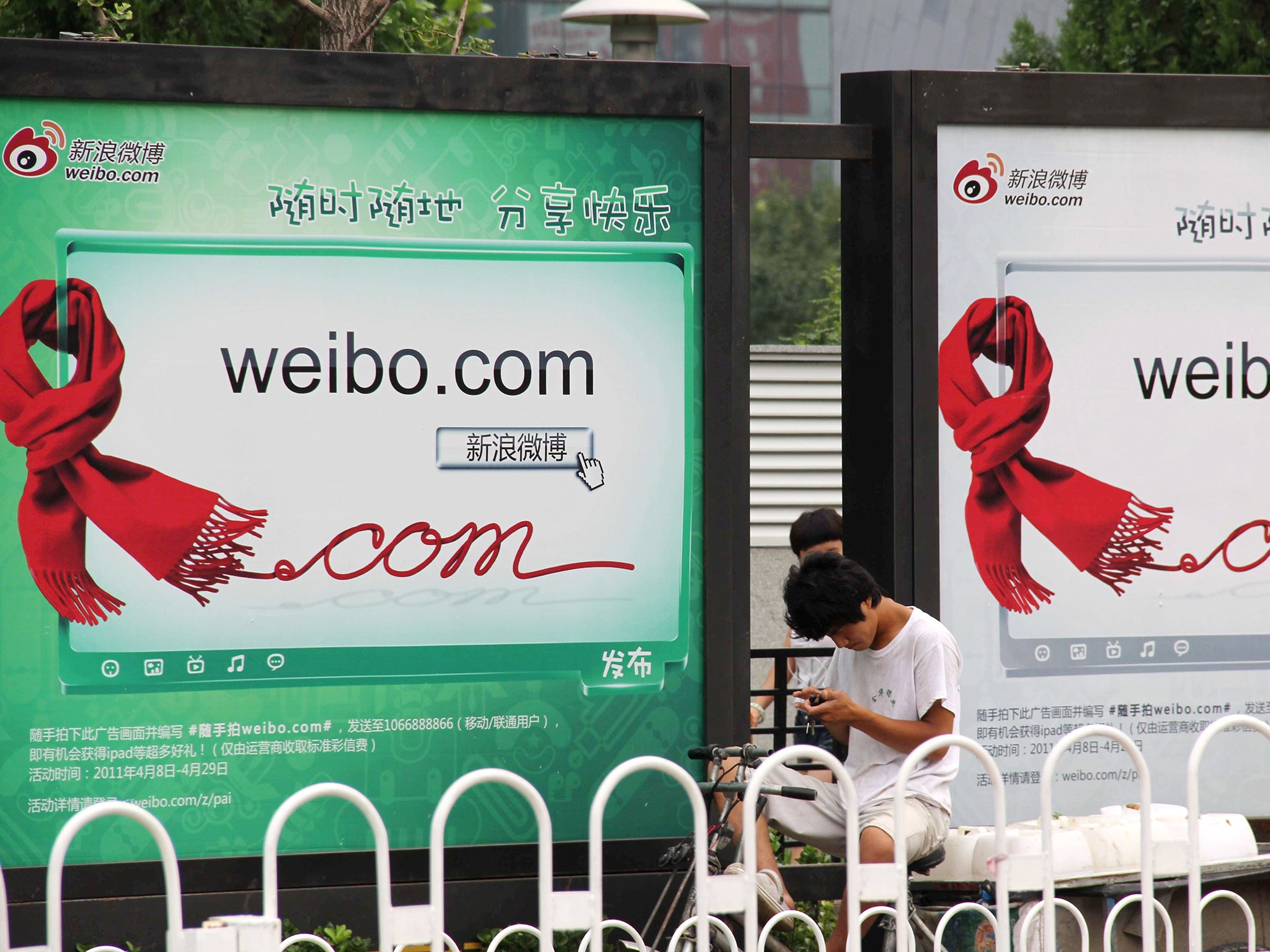 Weibo is the Twitter-like microblogging service of Chinese media company Sina