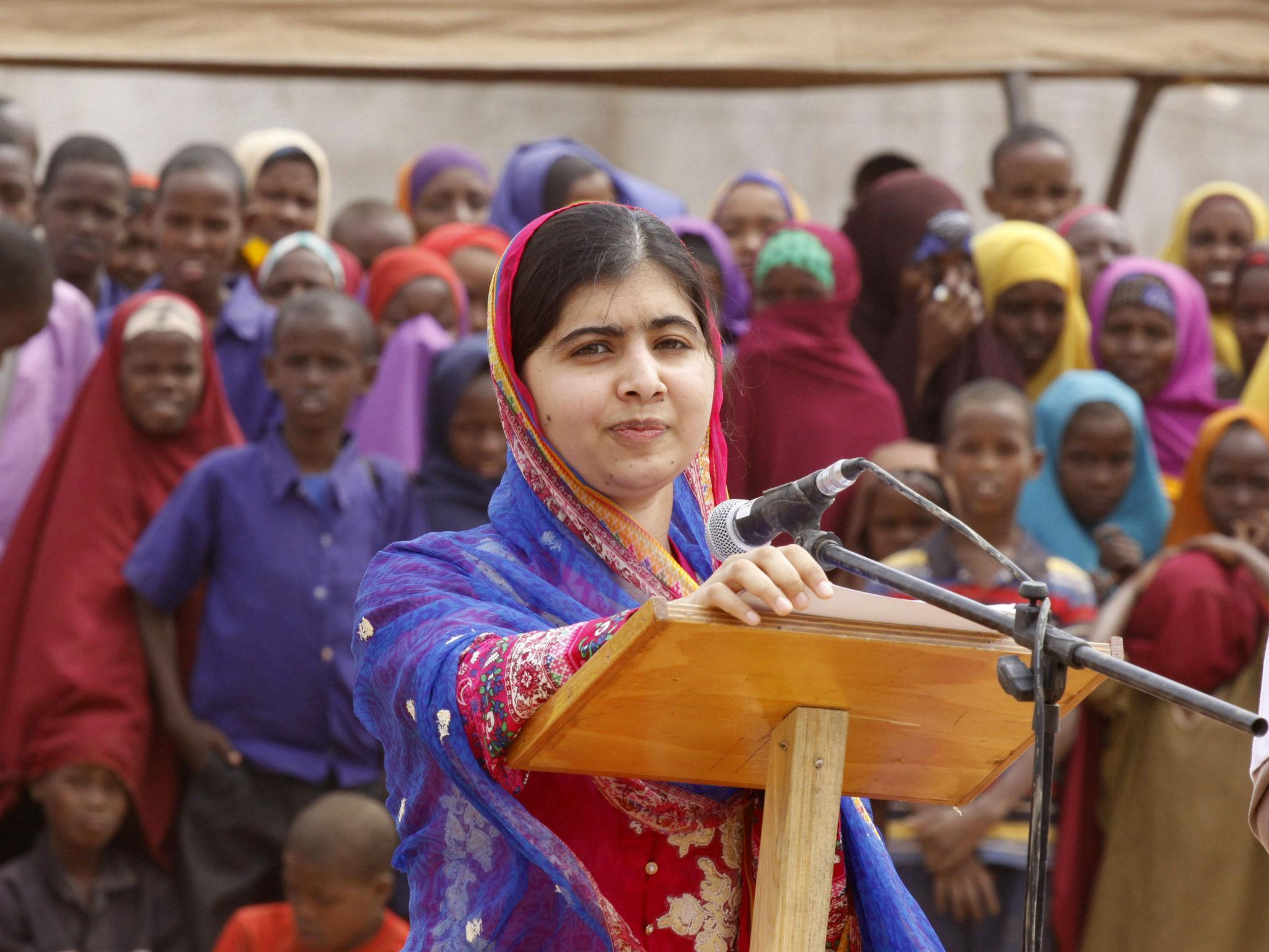 Malala says the situation is especially precarious for young women refugees who are less likely to receive secondary schooling than their male counterparts