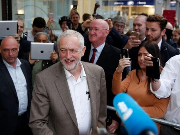 Jeremy Corbyn after Tuesday's five-and-a-half hour Labour National Executive meeting