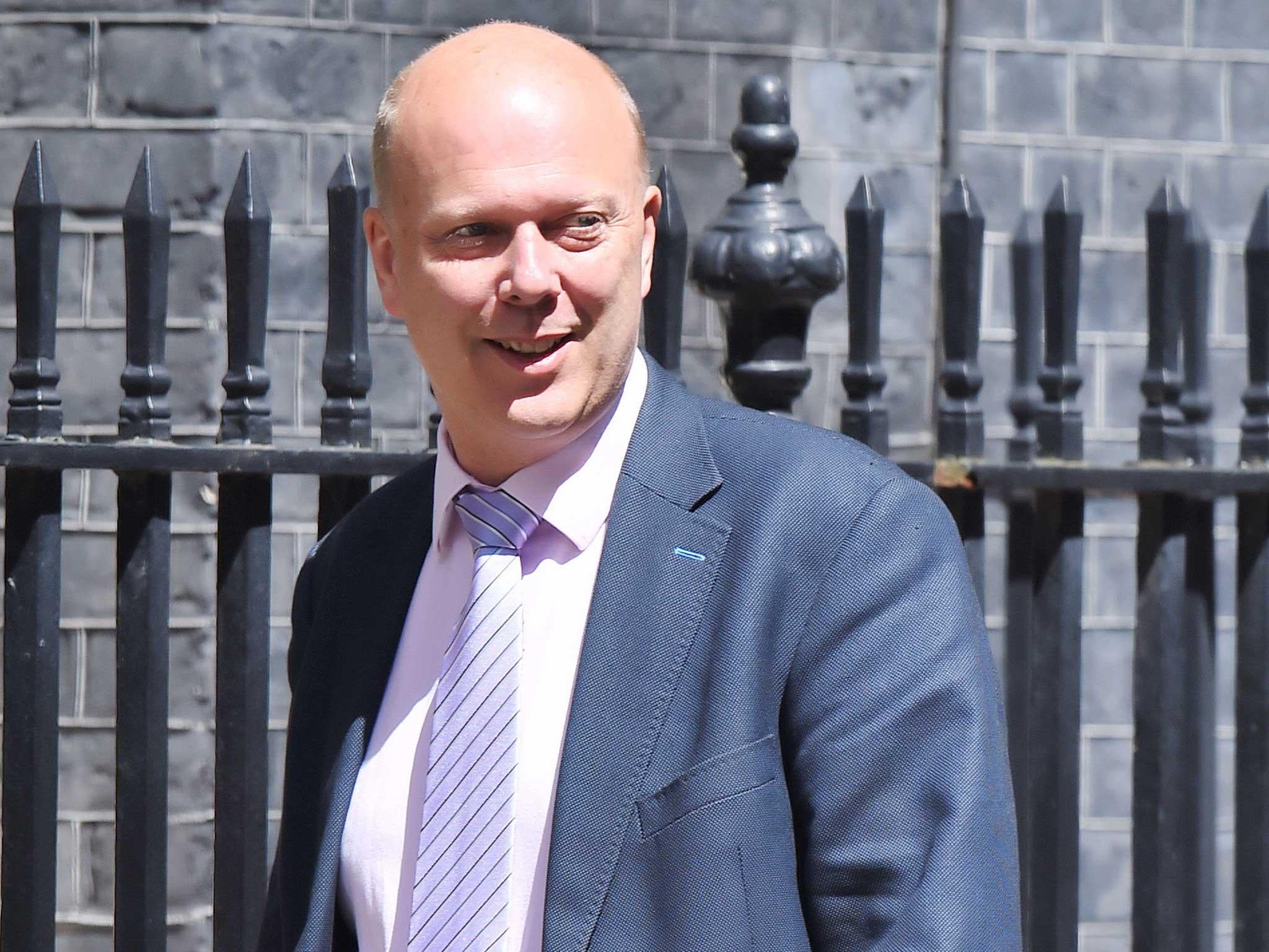 Chris Grayling had previously refused to rule out increasing strike red tape