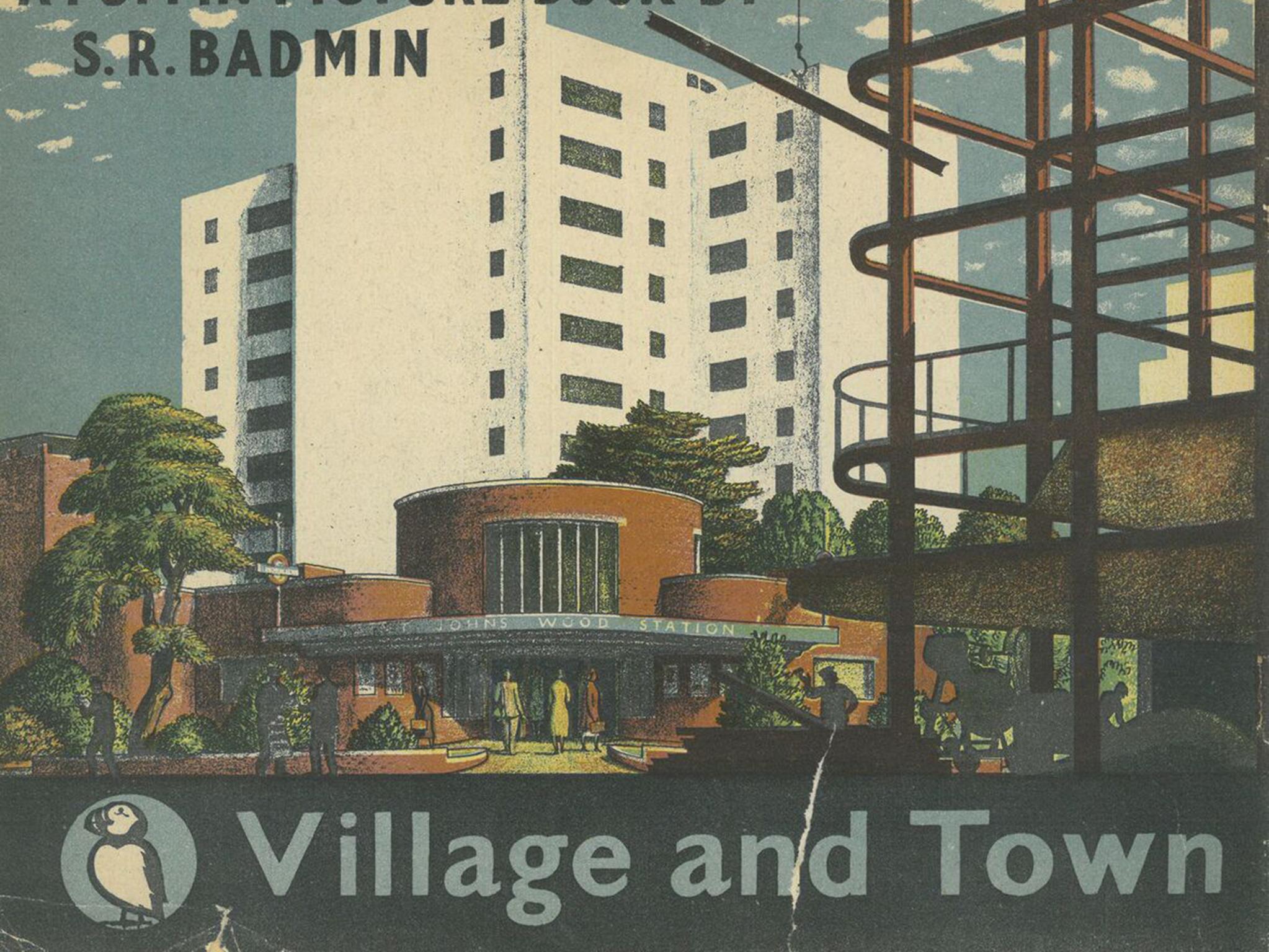 SR Badmin dreamed of a better future for Britain in the 1942 Puffin ‘Village and Town’ (from 'Left Out', courtesy of OUP)