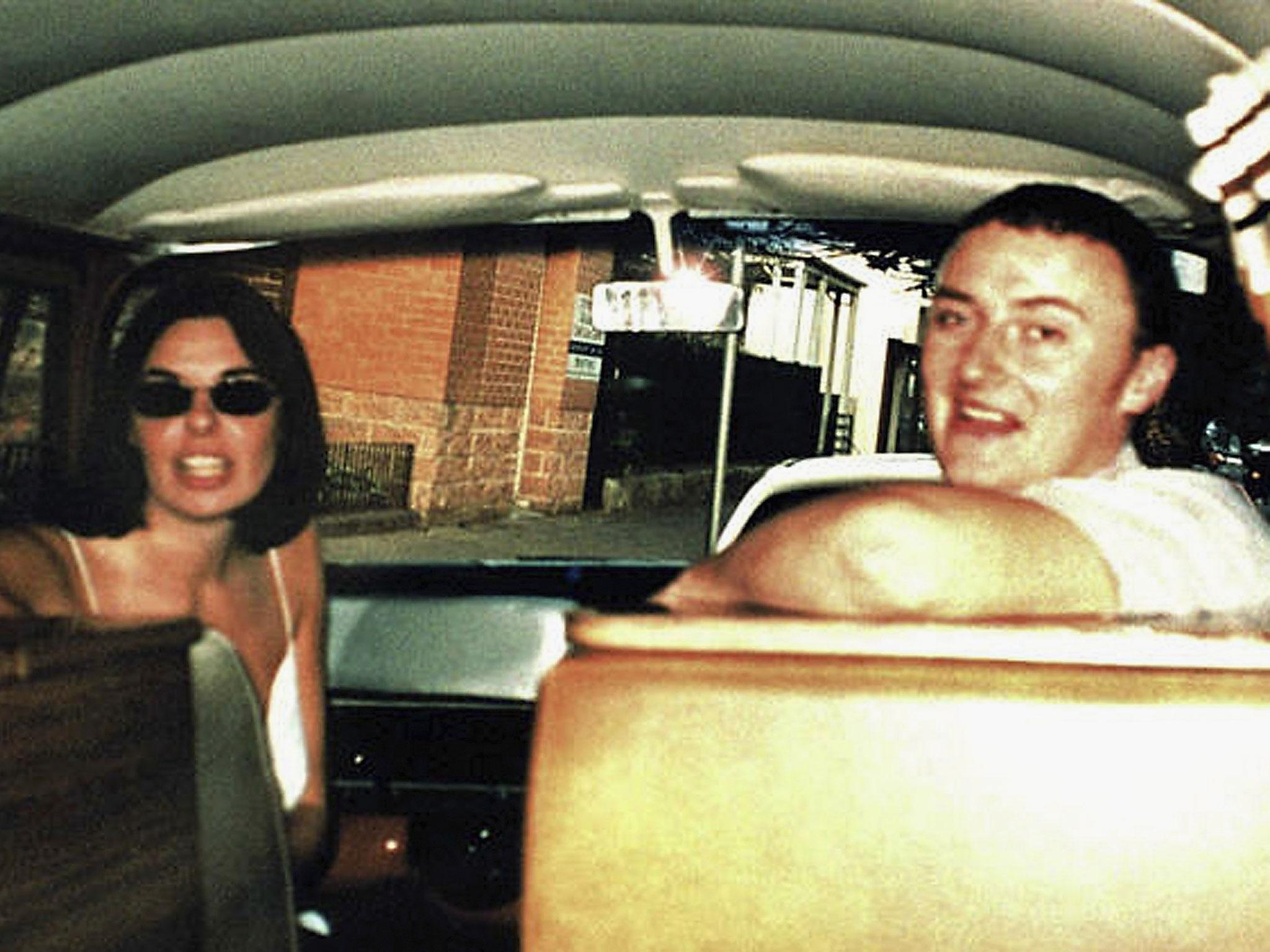 Joanne Lees and boyfriend Peter Falconio in their van, before they were ambushed and Falconio (presumed dead) disappeared