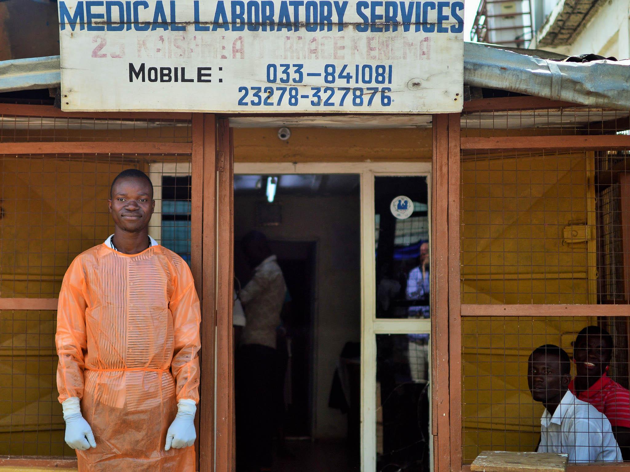 
Douda in orange apron 