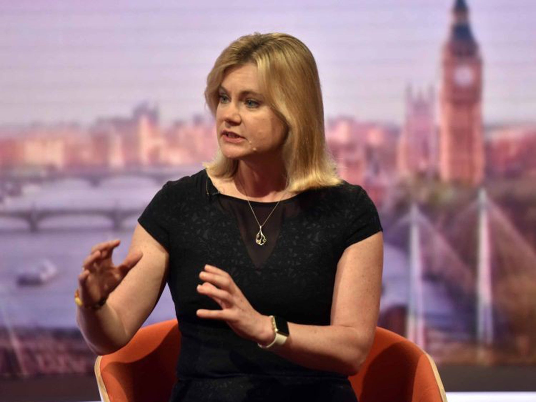 Justine Greening 'clarified' that the data would not be made public