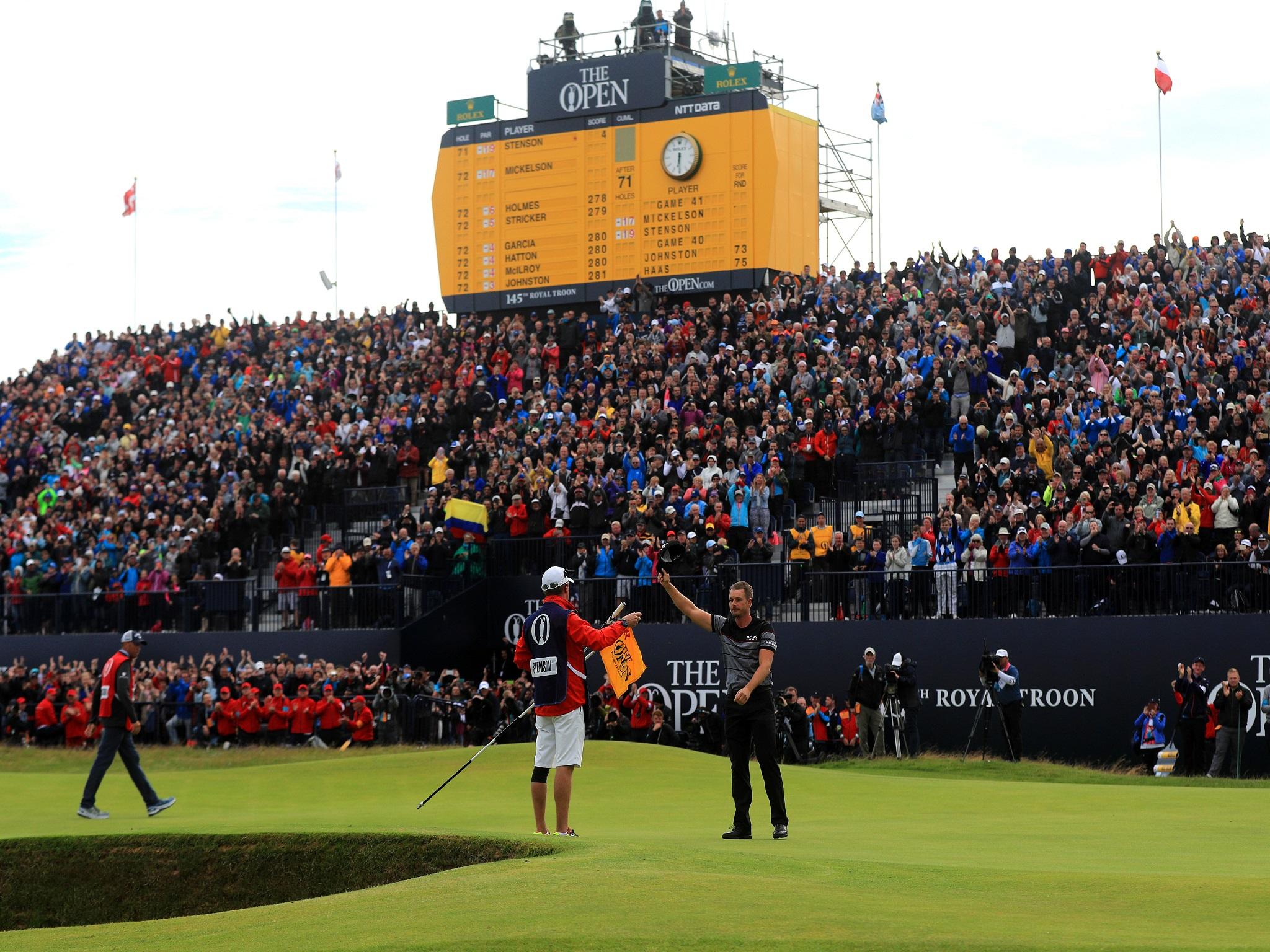 The final moments captivated the crowd at Troon and around the world