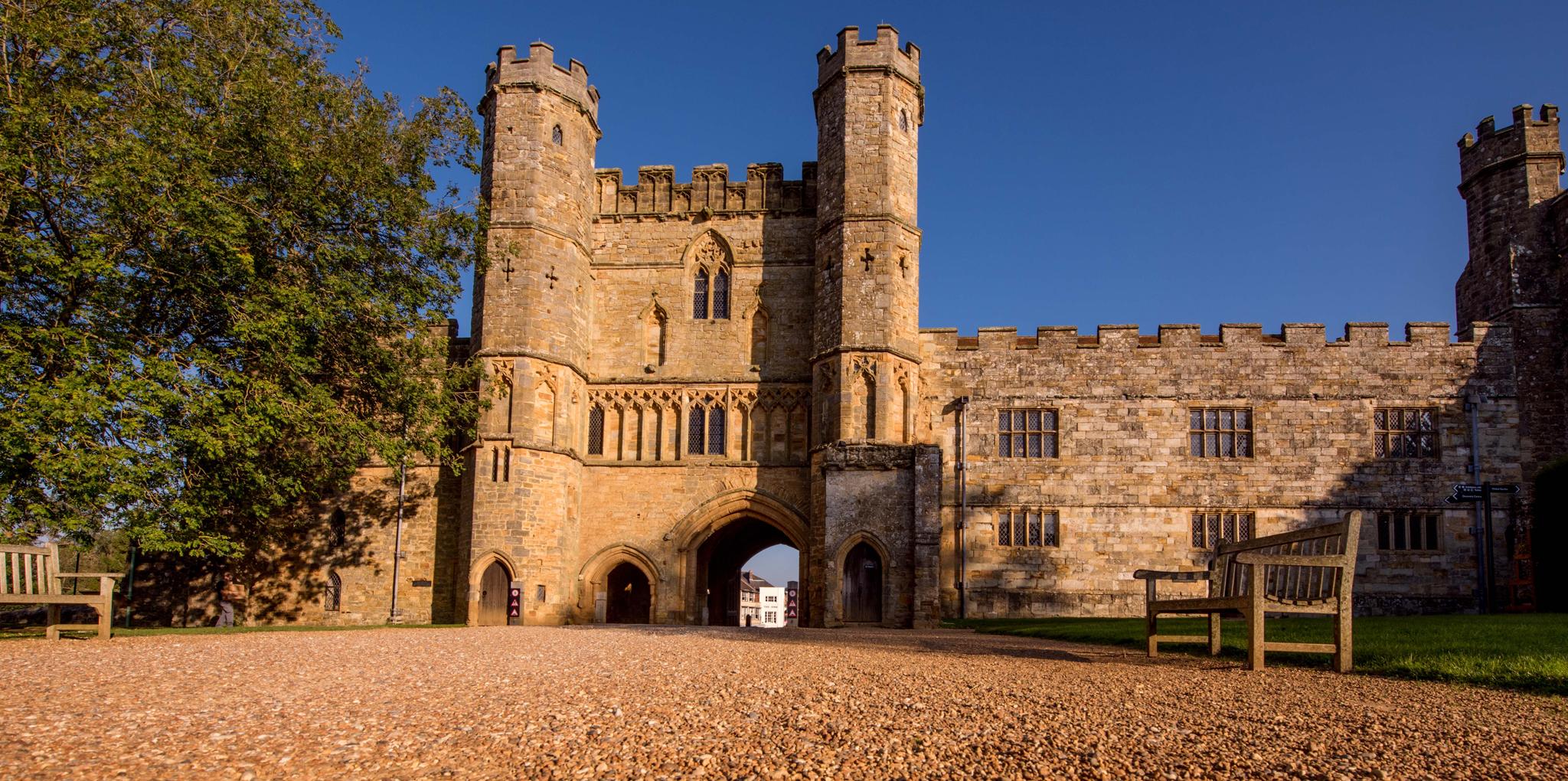Visitors can stand on the roof of Battle Abbey's Great Gatehouse for the first time