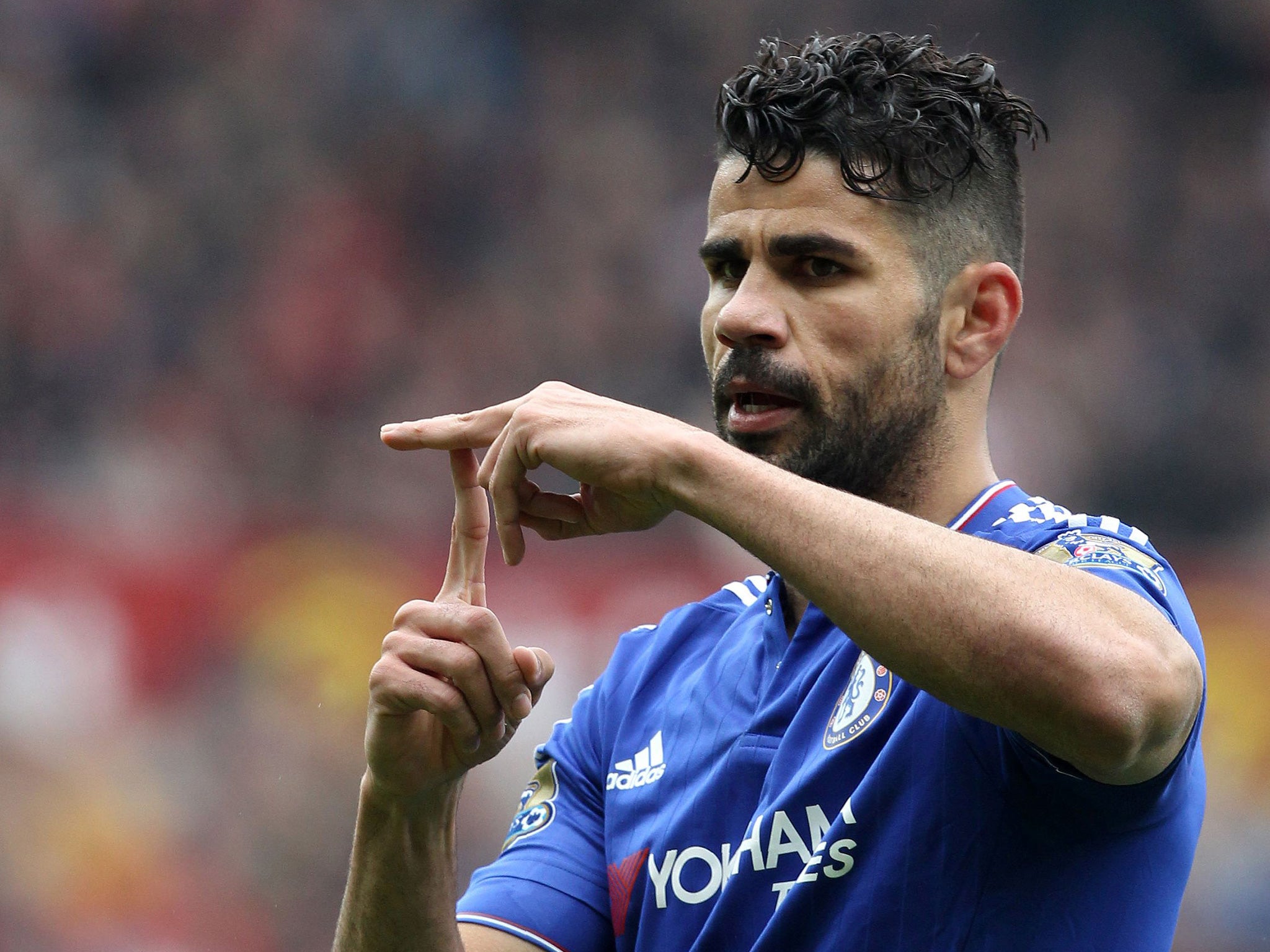 Costa scored 16 goals for Chelsea last season