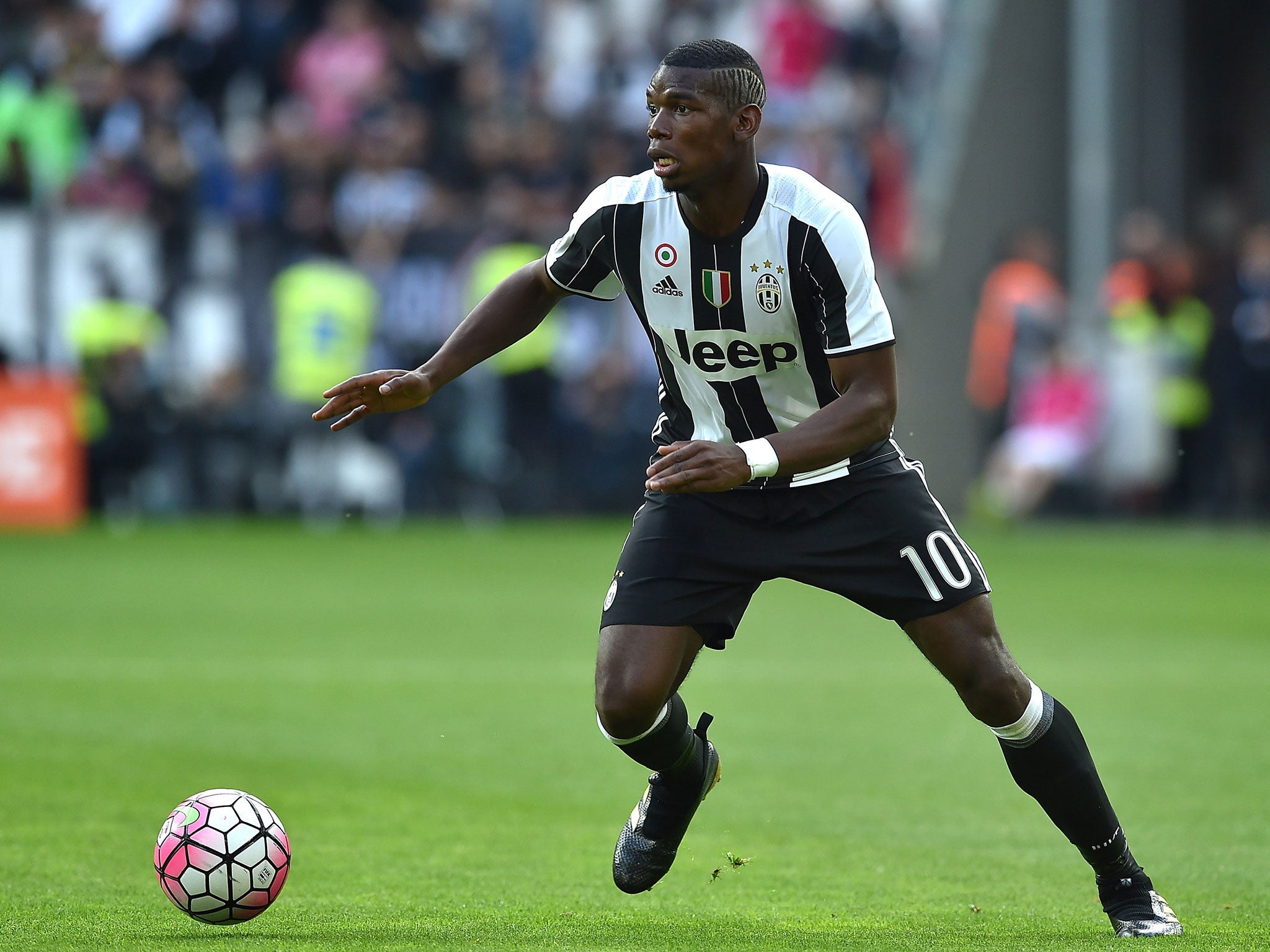 Paul Pogba in action for Juventus