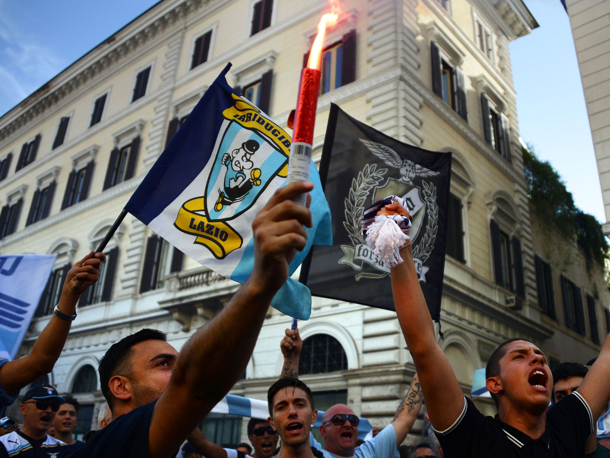 Lazio fans have grown increasingly disillusioned with their own club