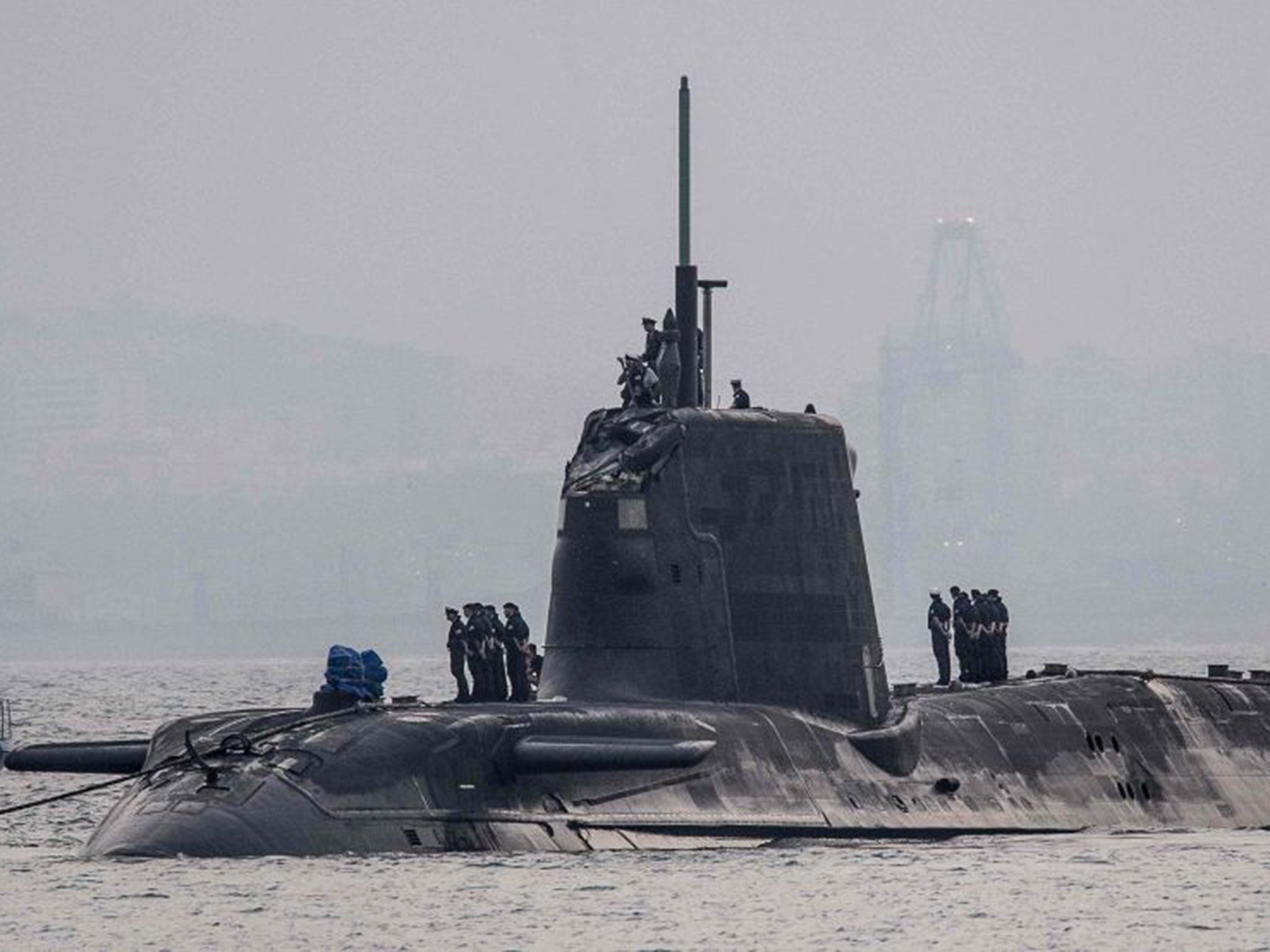 HMS Ambush in Gibraltar