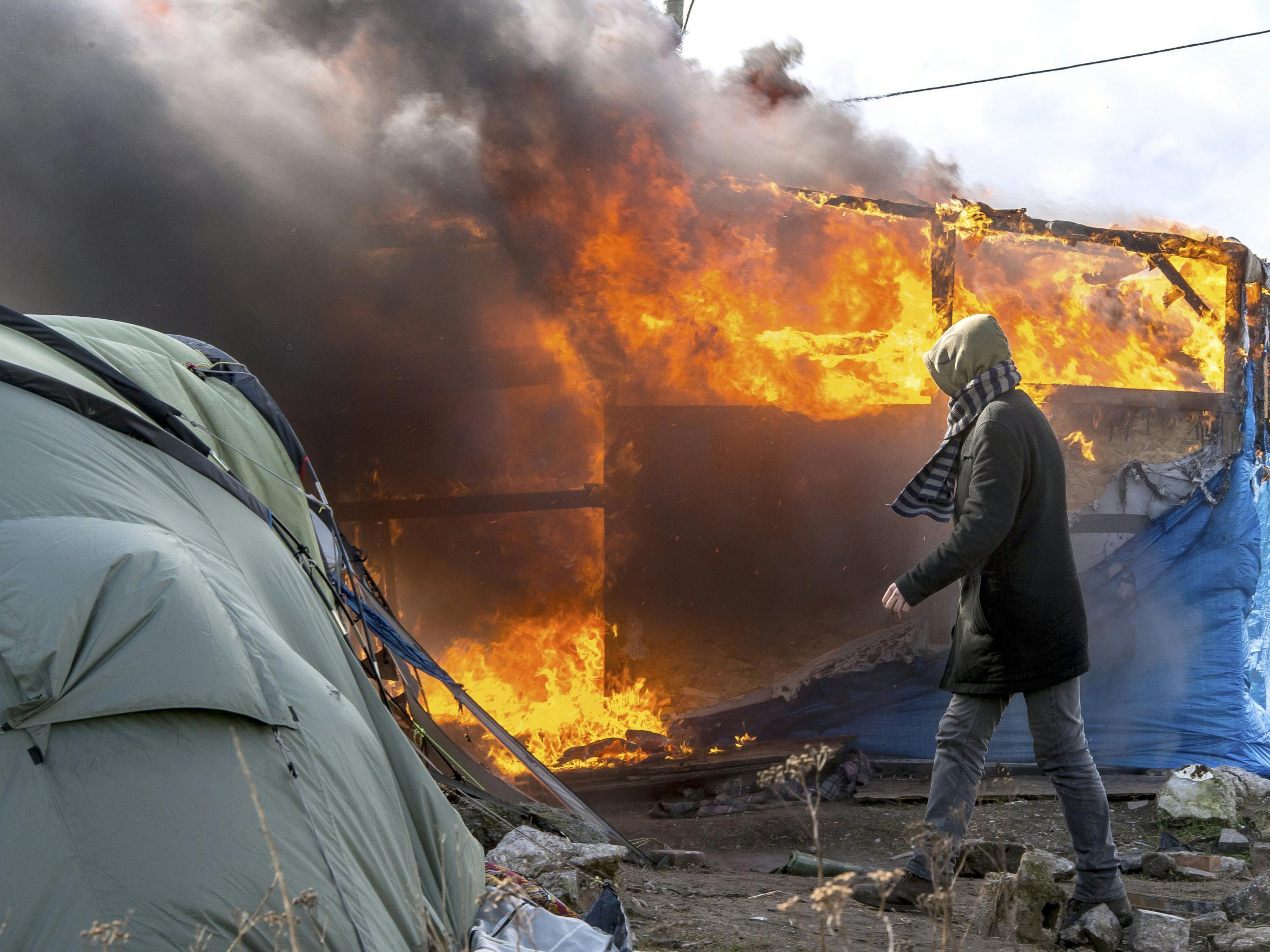 Last time the camp was destroyed, 129 refugee children disappeared