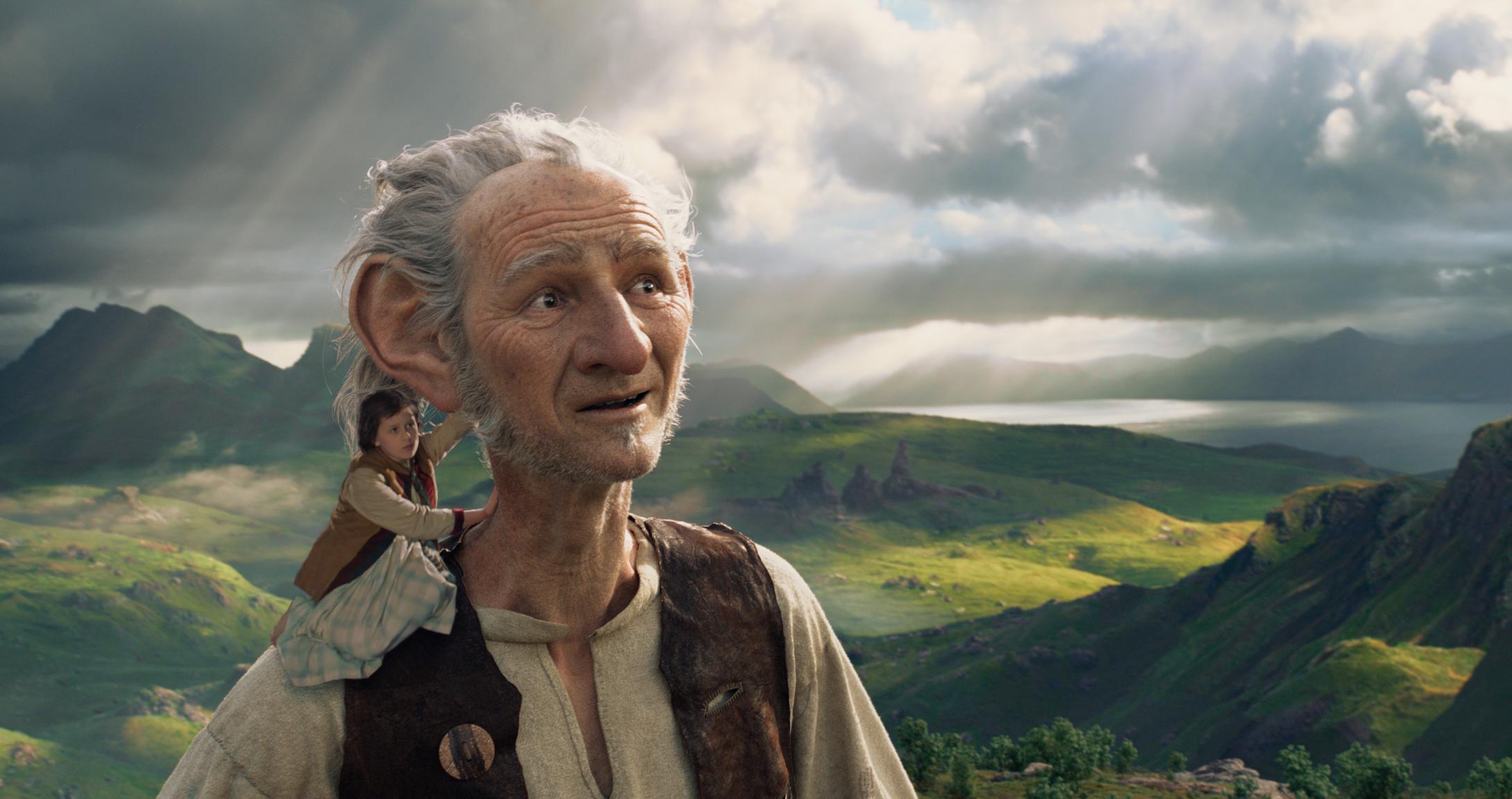 Stephen Spielberg's BFG is voiced by Mark Rylance