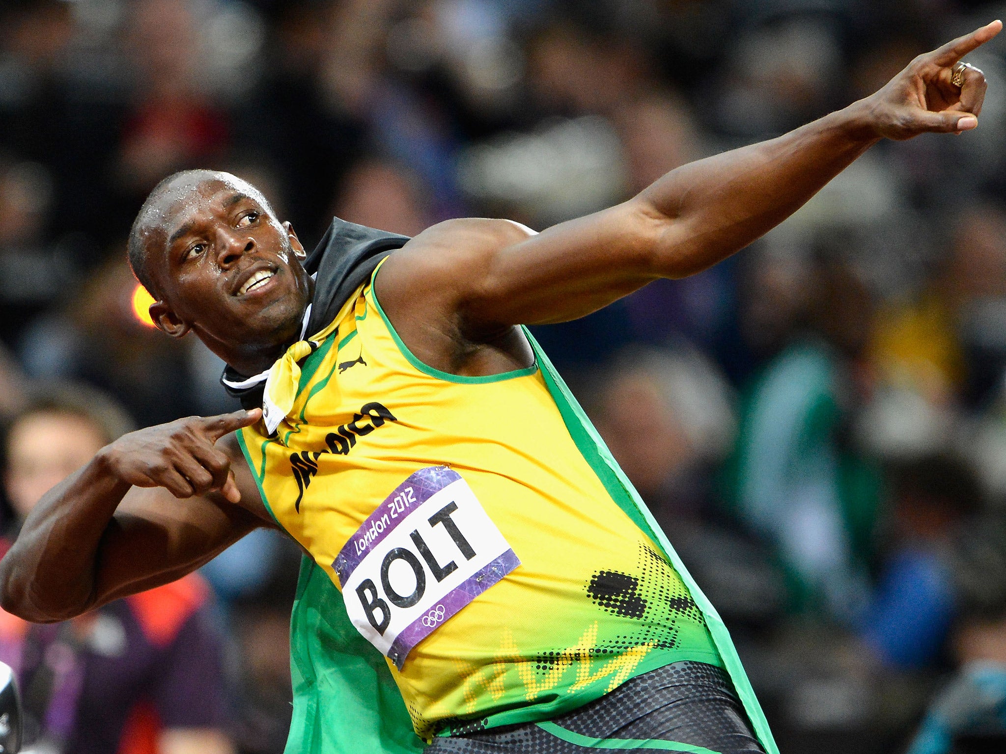 &#13;
Usain Bolt is going for a third straight 100m and 200m double &#13;