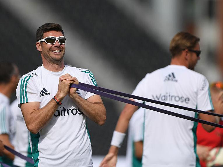 &#13;
James Anderson's return will bolster England's chances at Old Trafford after the bowler sat out the first Test (Getty)&#13;