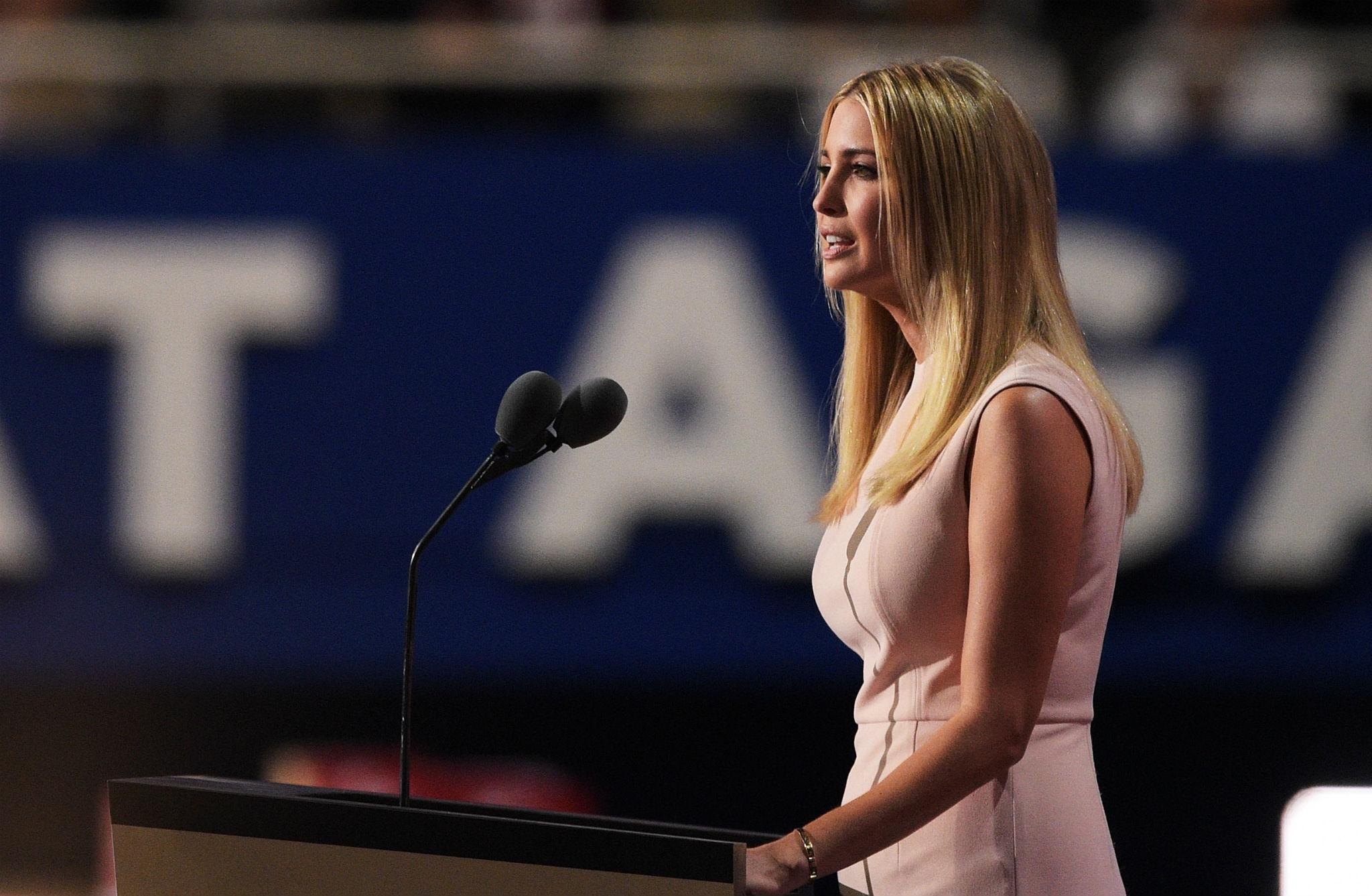 Donald Trump is 'colour-blind and gender neutral,' his daughter told the crowd in Cleveland