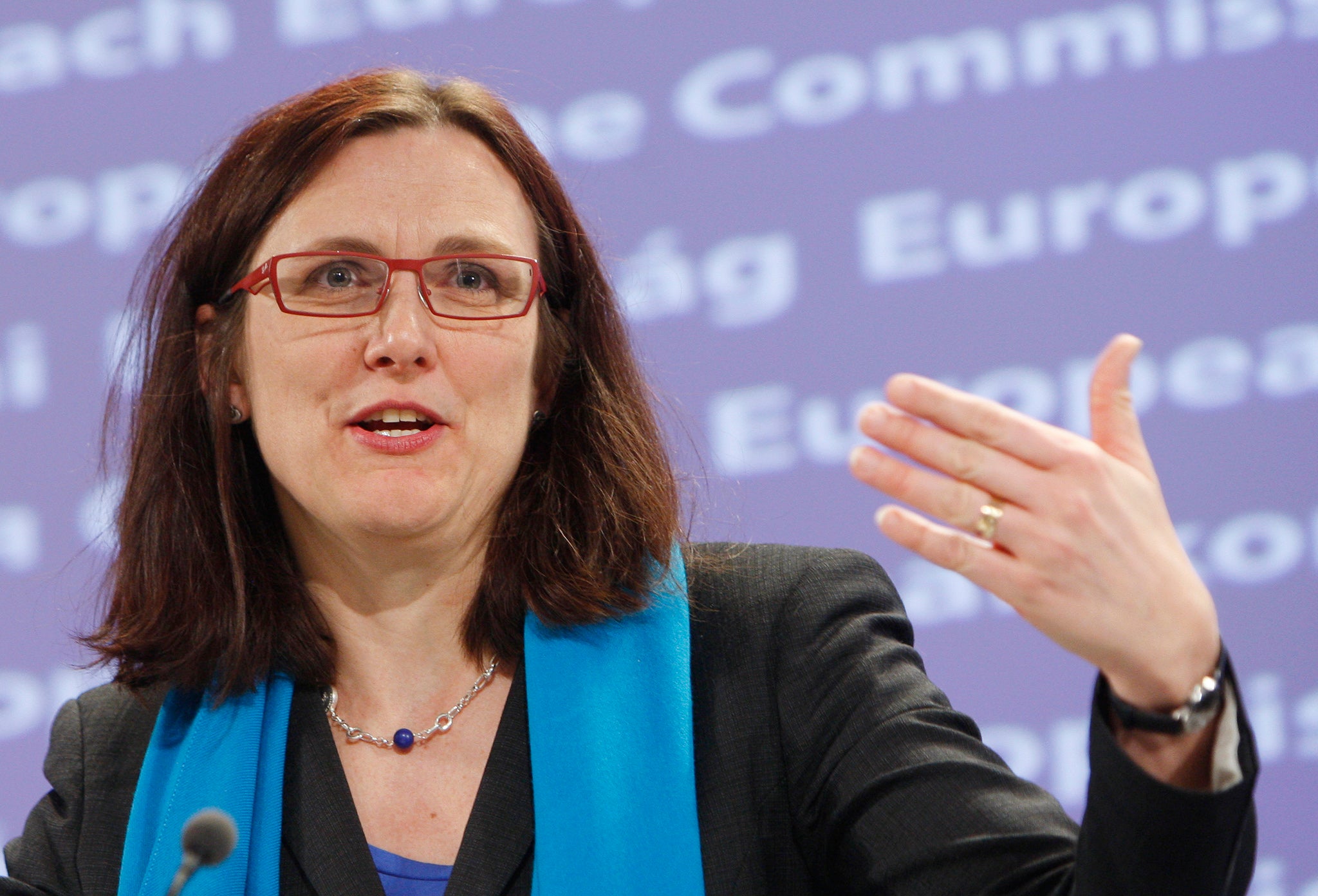 Cecila Malmstroem has been going toe-to-toe with negotiators in a host of countries including the US, Japan, Canada