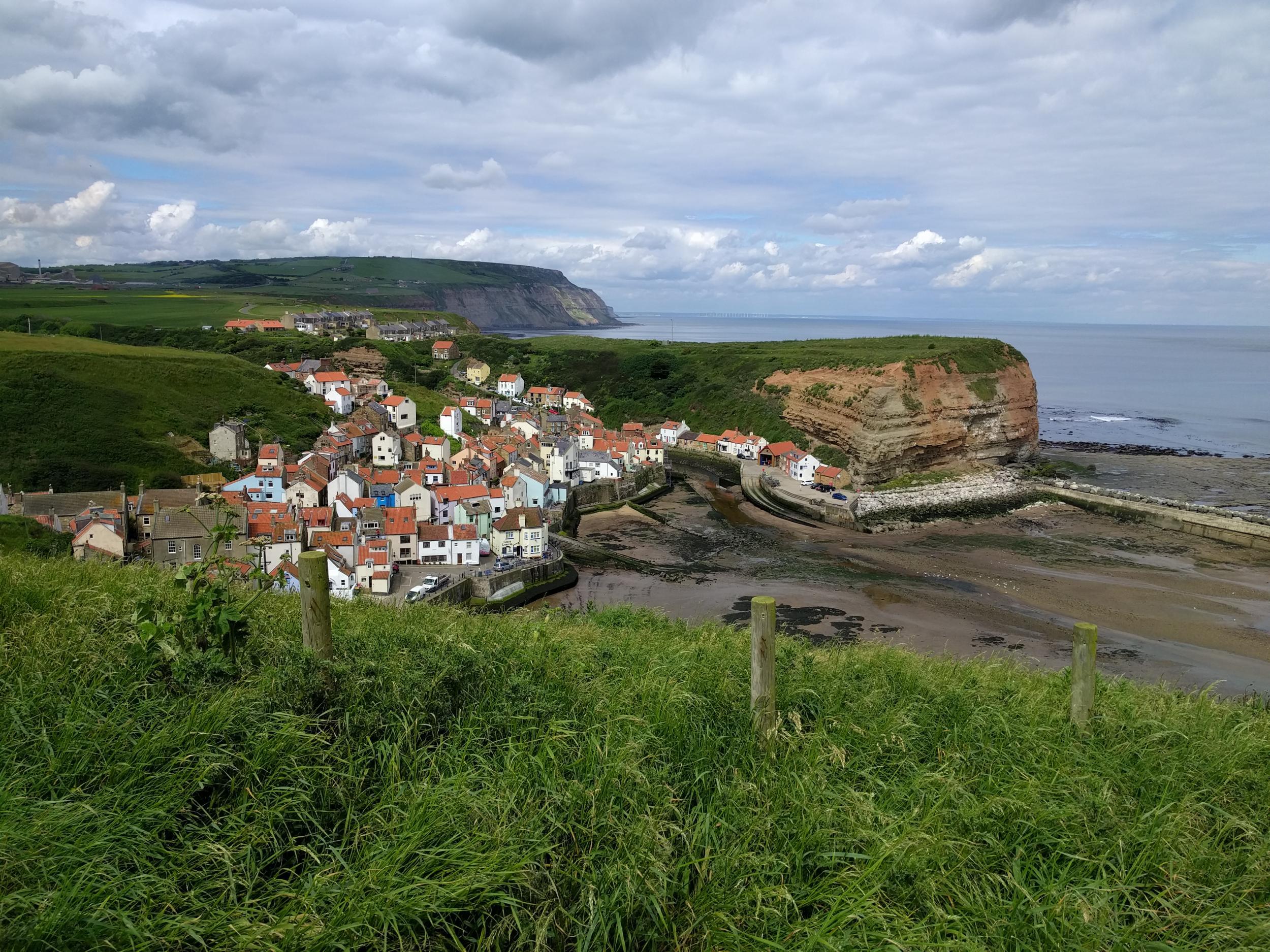 Staithes, North Yorkshire, is part of the England Coast Path