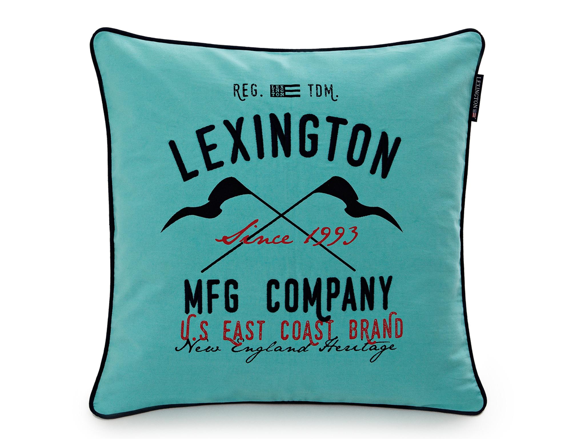 Turquoise cushion - East coast sham, £49, Lexington Company, www.lexingtoncompany.com