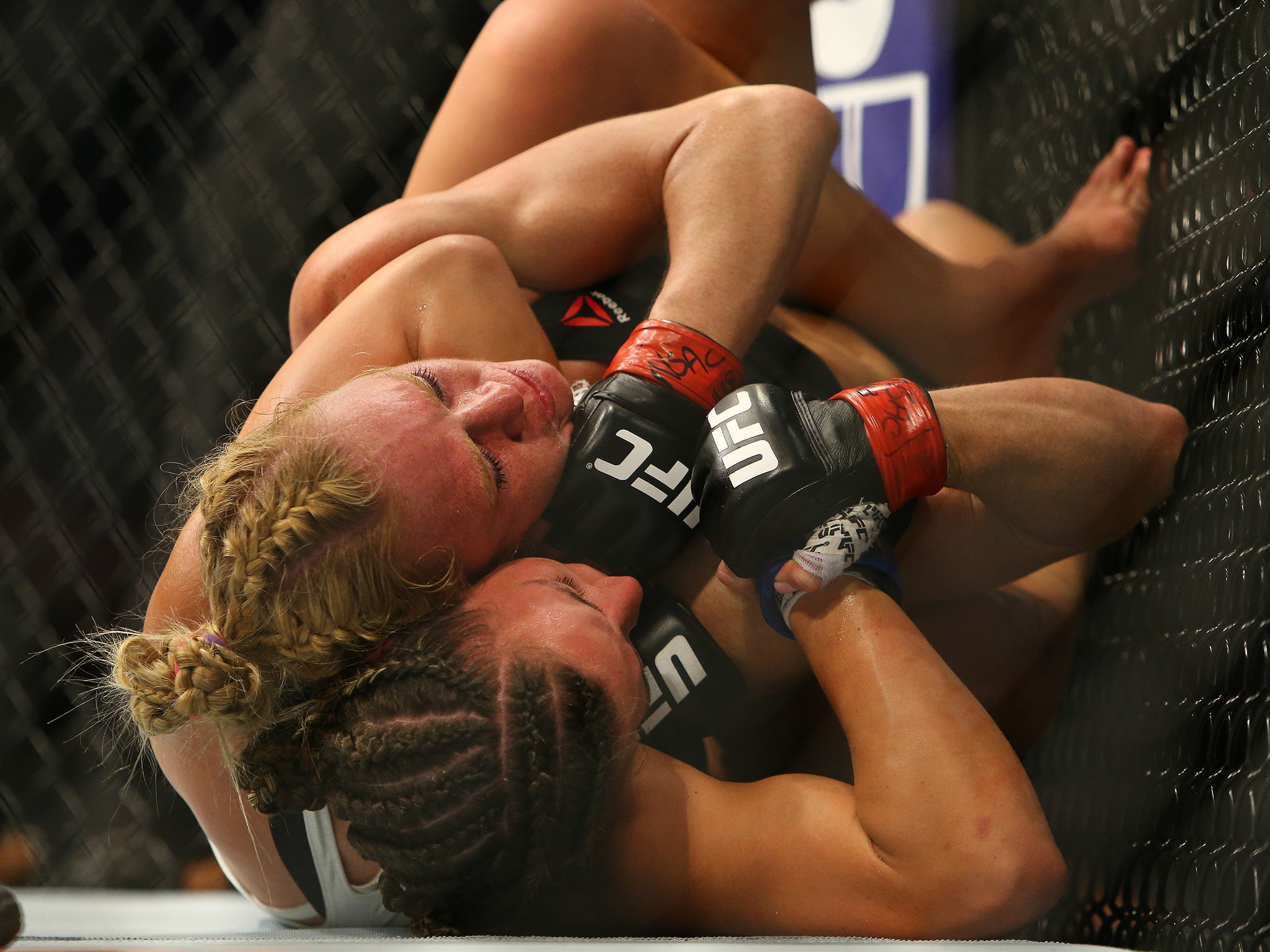 Holm was defeat by Tate at UFC 196 in March