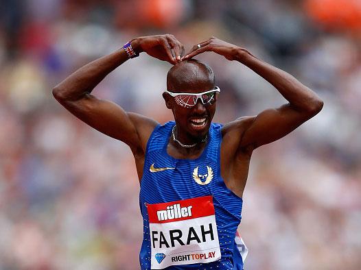 Mo Farah is aiming for further golden happiness