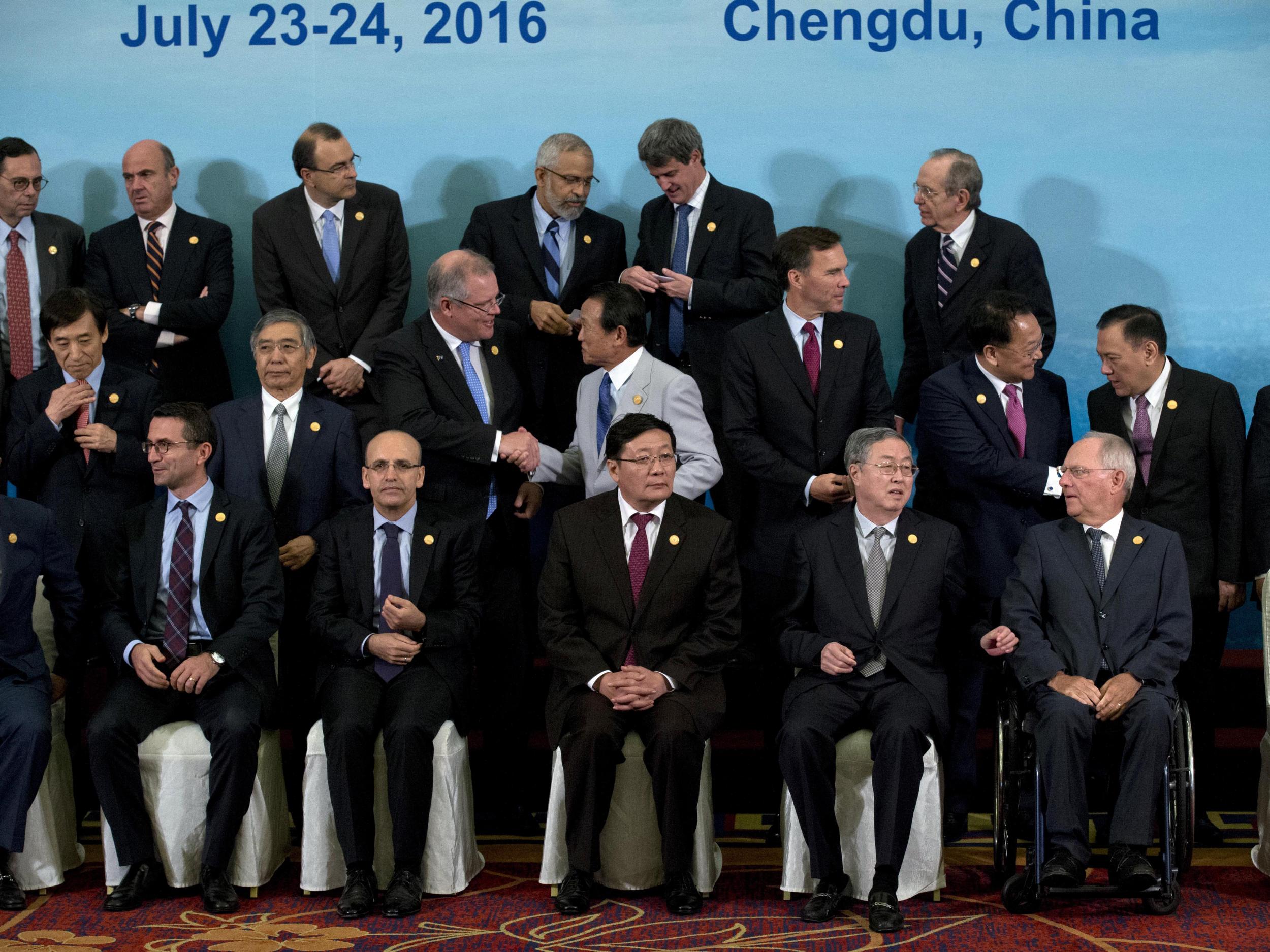 Finance heads meet in China to discuss economic reform. Ng Han Guan-Pool/Getty Images)