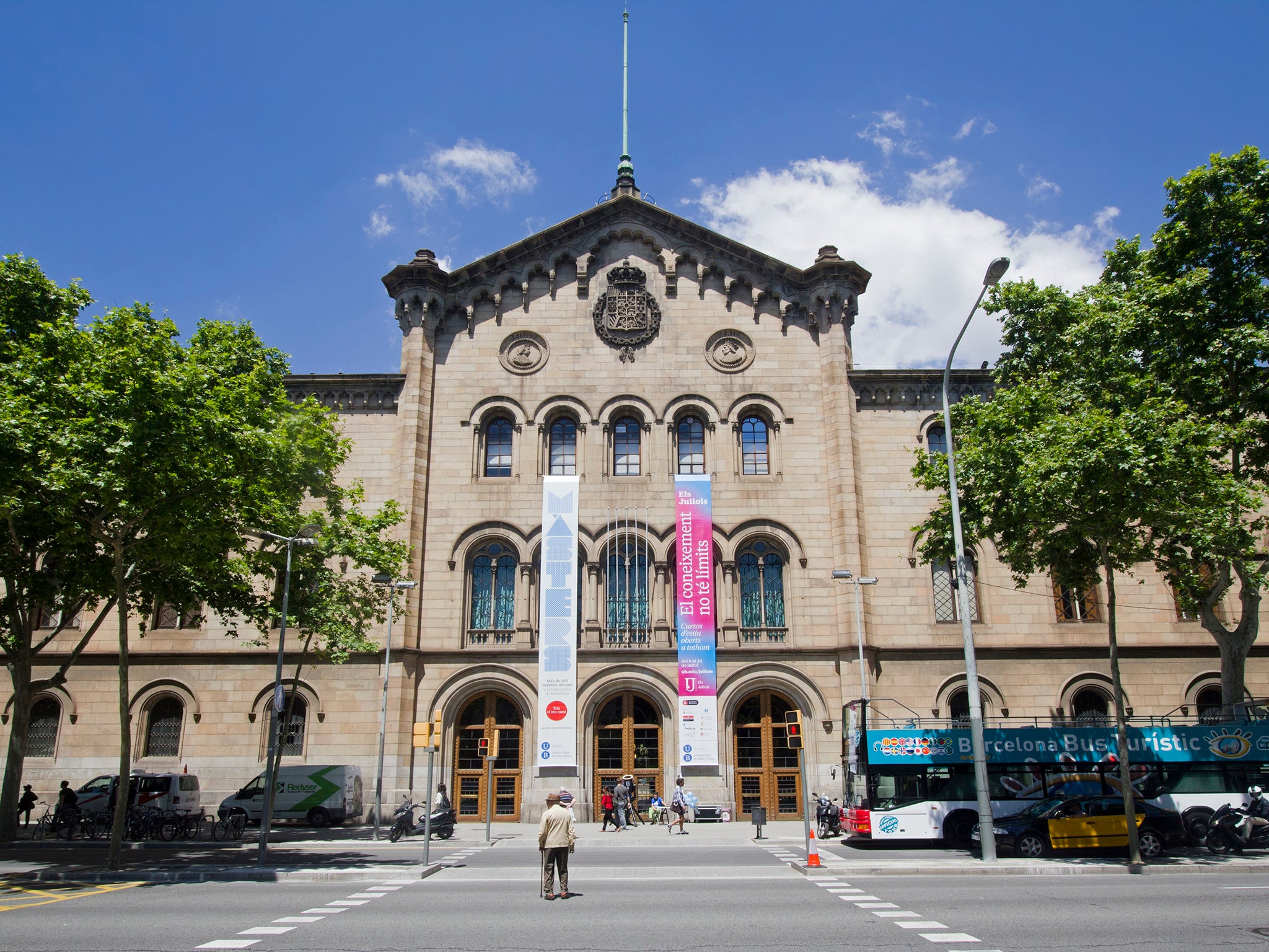 The University of Barcelona, which welcomes a large number of Erasmus students every year