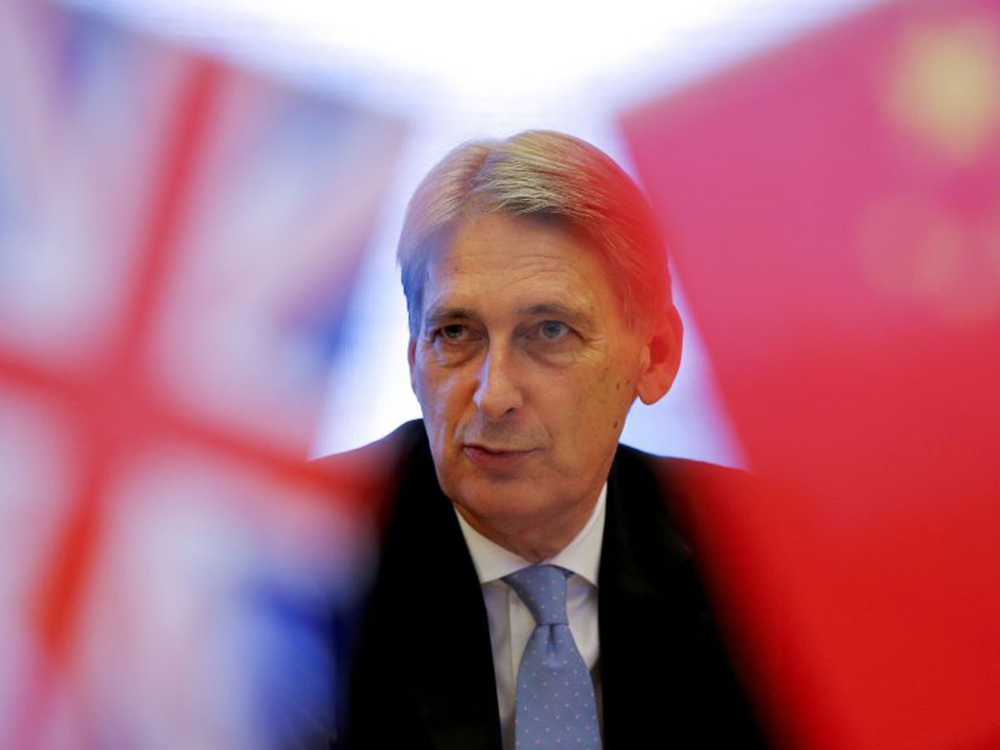 Philip Hammond attending a meeting last week