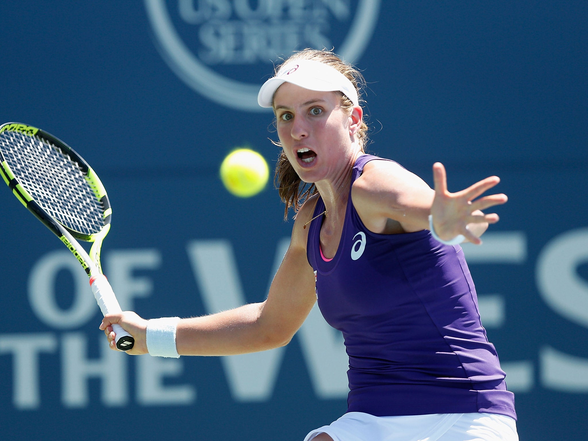 Konta secured her first WTA Tour title