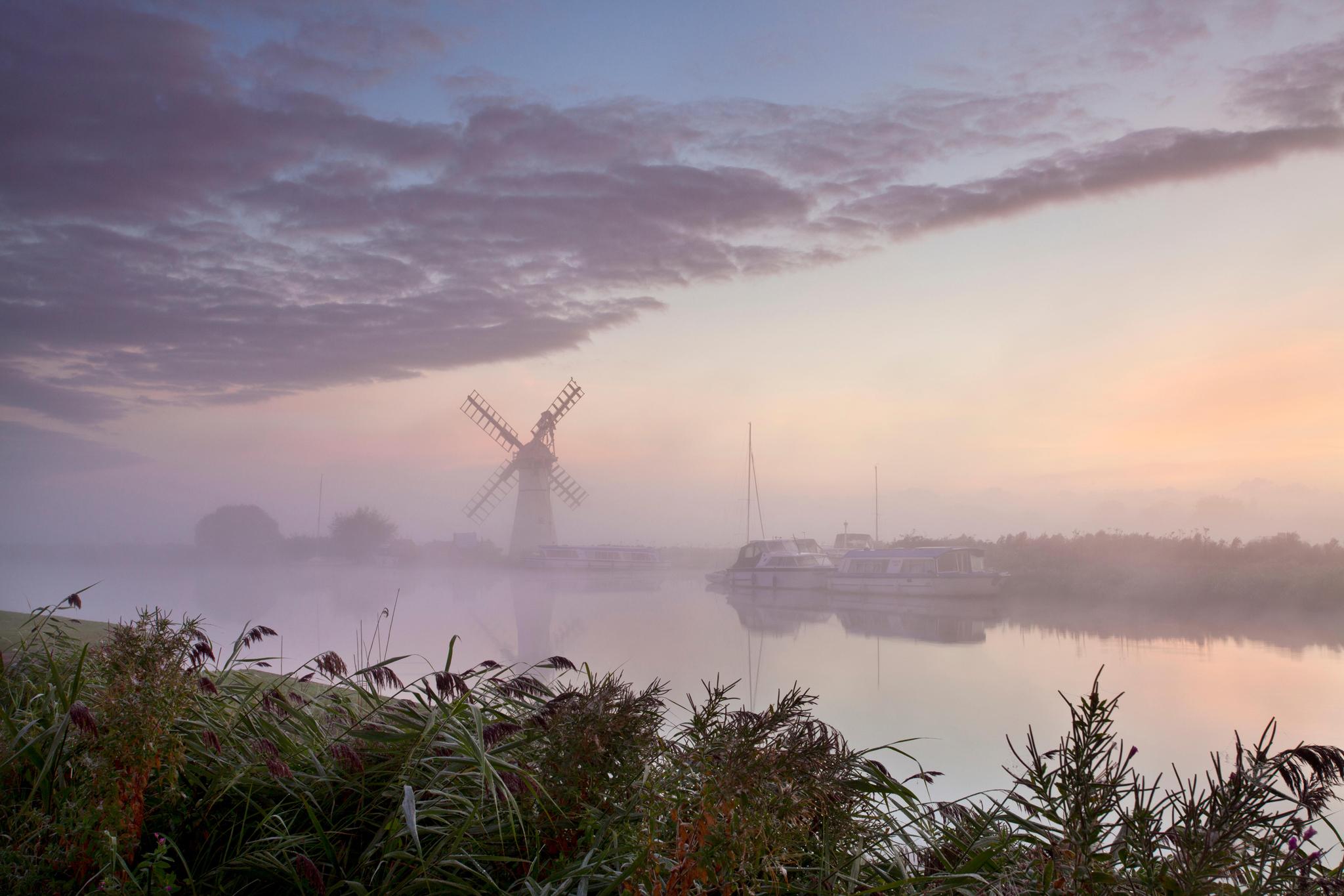 Thurne Mill on the Norfolk Broads