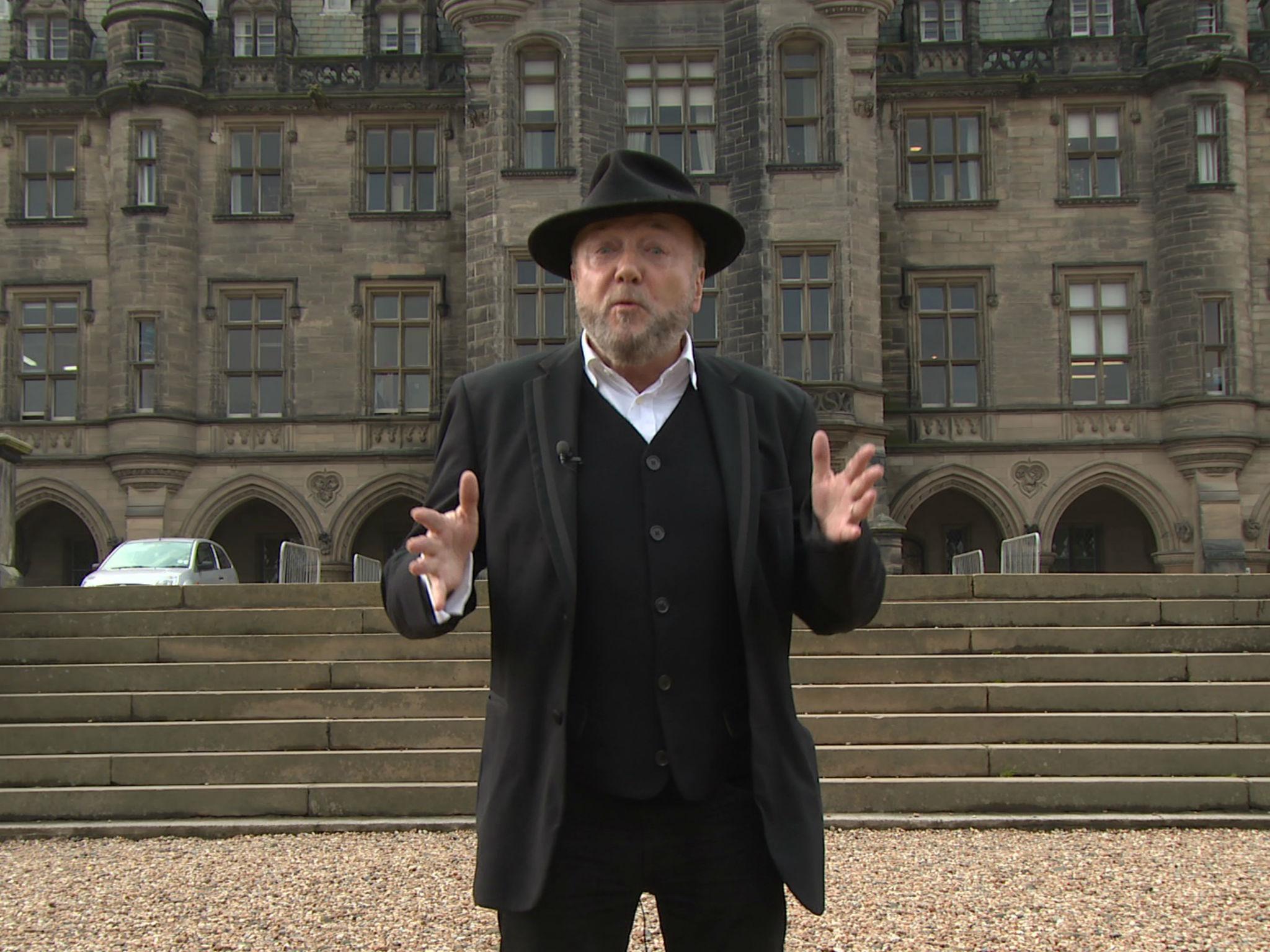 Galloway in his film ‘The Killing$ Of Tony Blair’