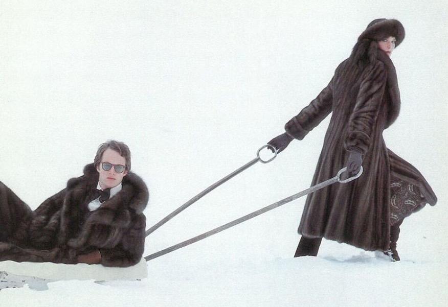 A shot from the Neiman Marcus fur catalogue, 1977