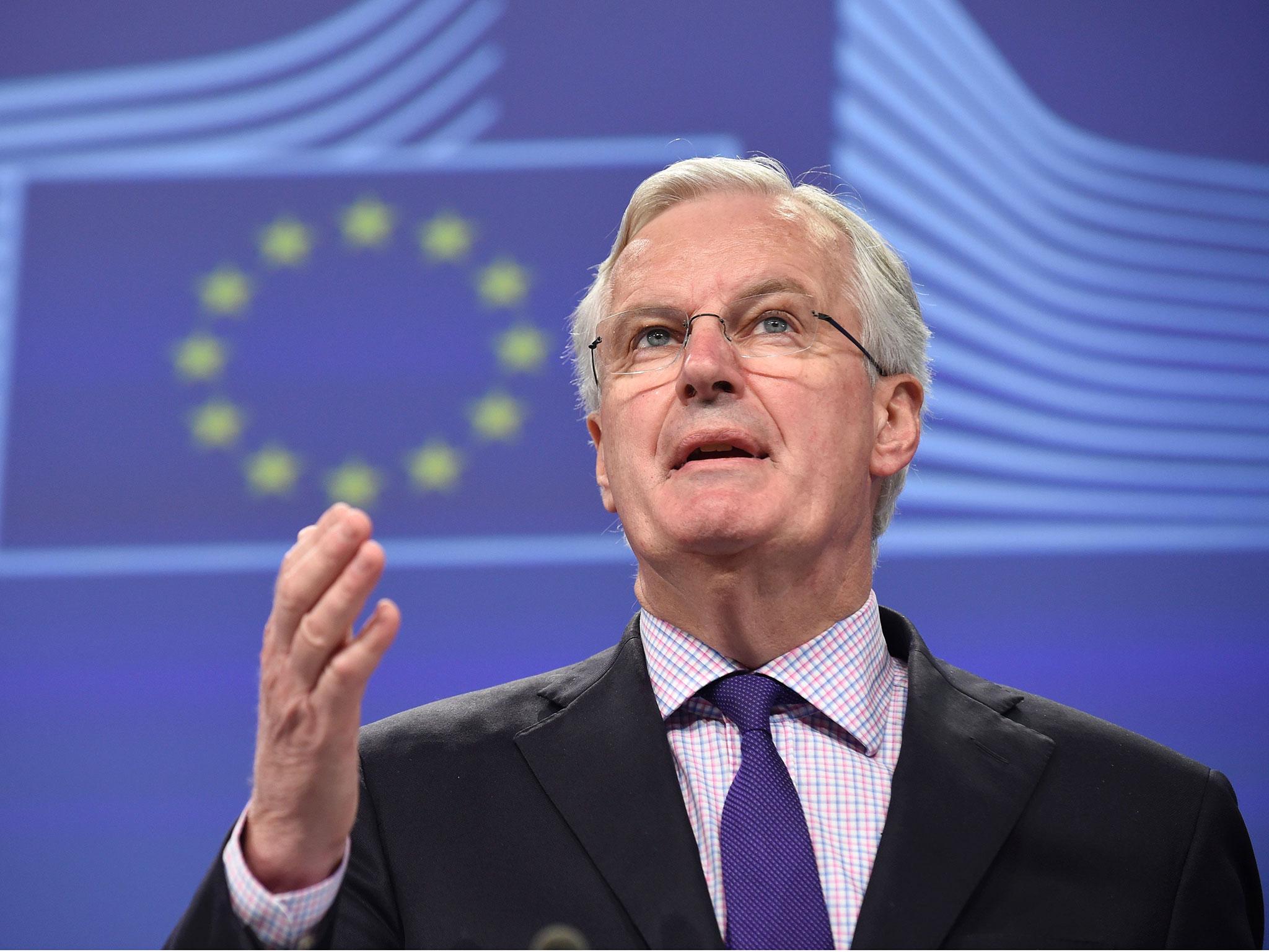 Michael Barnier, the European Commission's chief negotiator