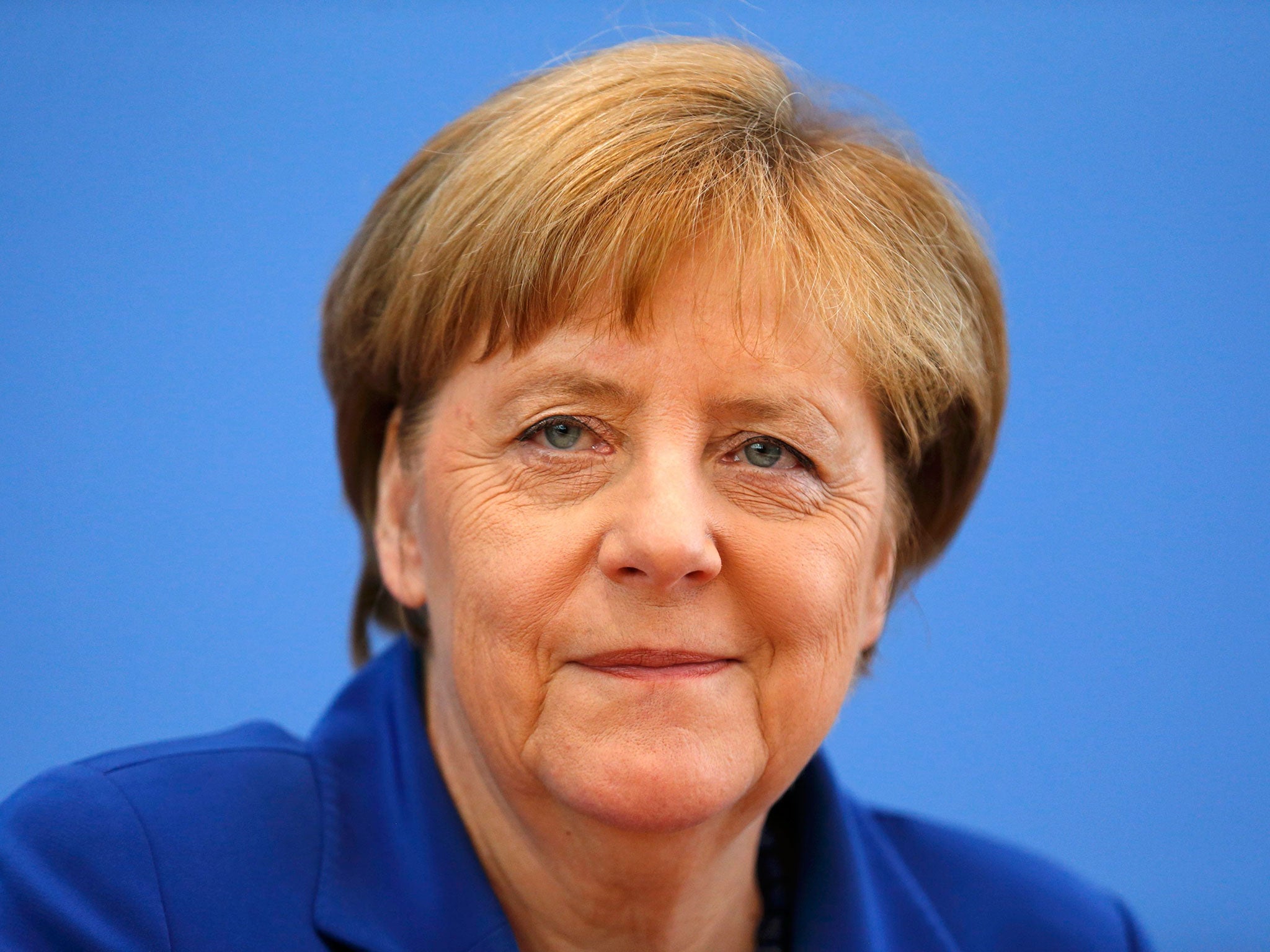 German Chancellor Angela Merkel addresses a news conference in Berlin, Germany, July 28, 2016.