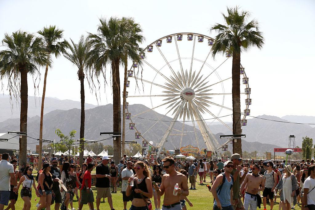 The extra large Ferris wheel at Coachella in 2015. Karl Walter/Getty