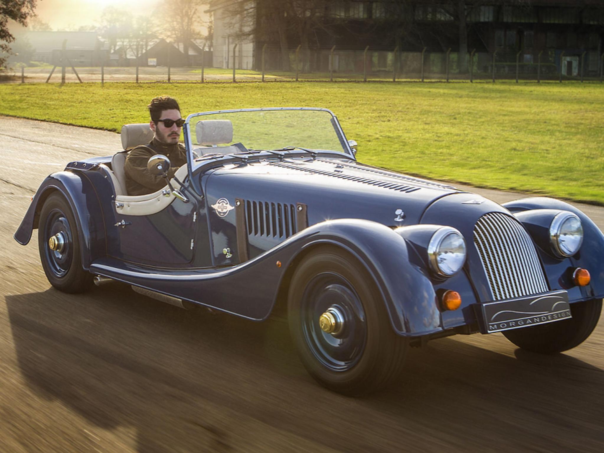 The classic two-tone look of the Morgan 4/4