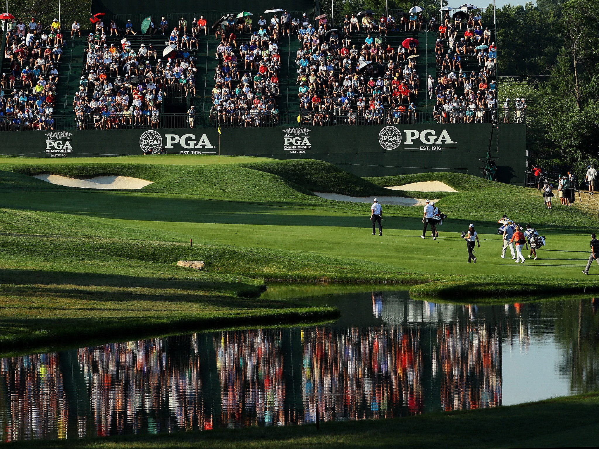 Jimmy Walker leads the PGA Championship on day three