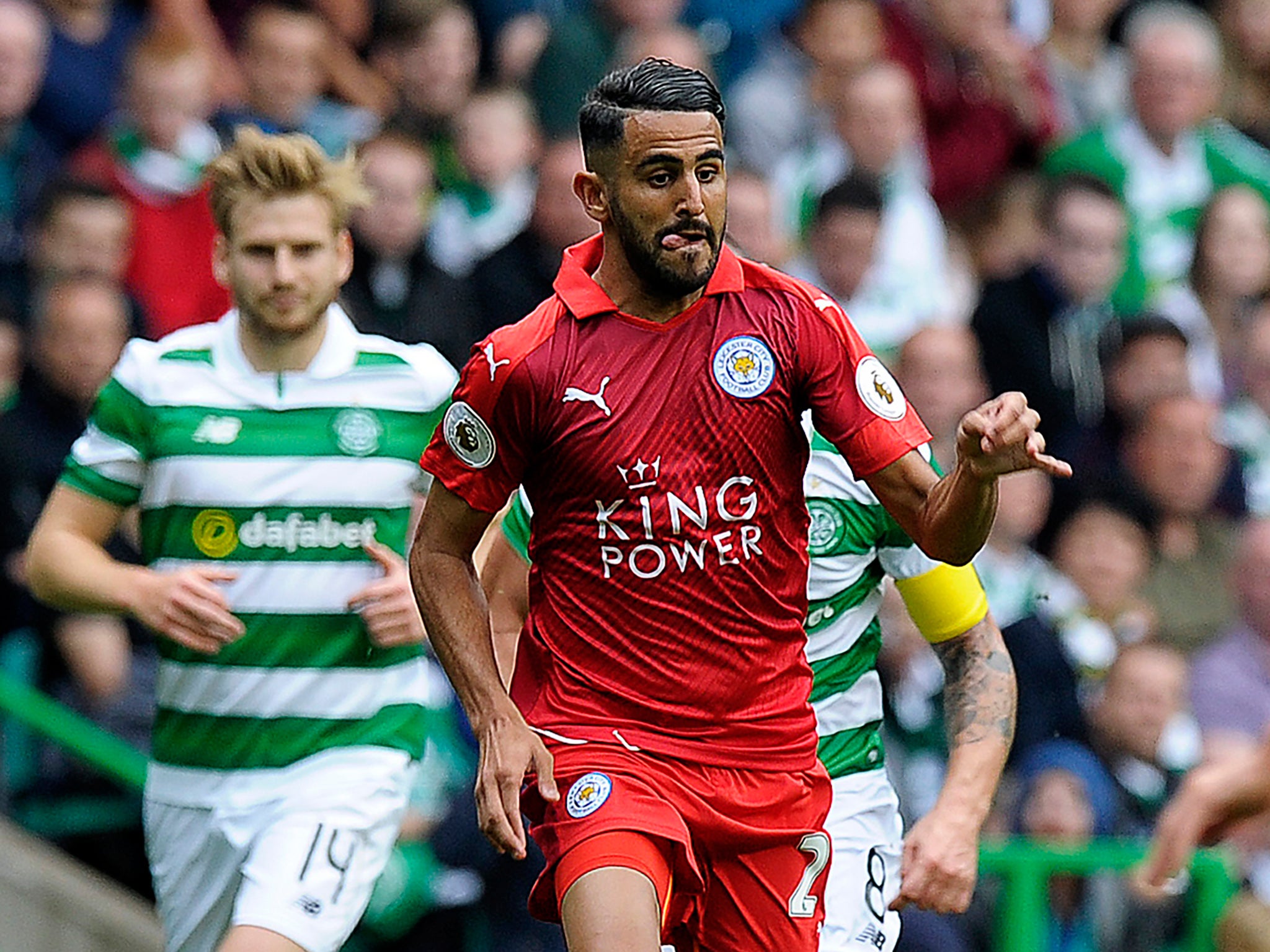 Mahrez has been linked with a move to the Emirates