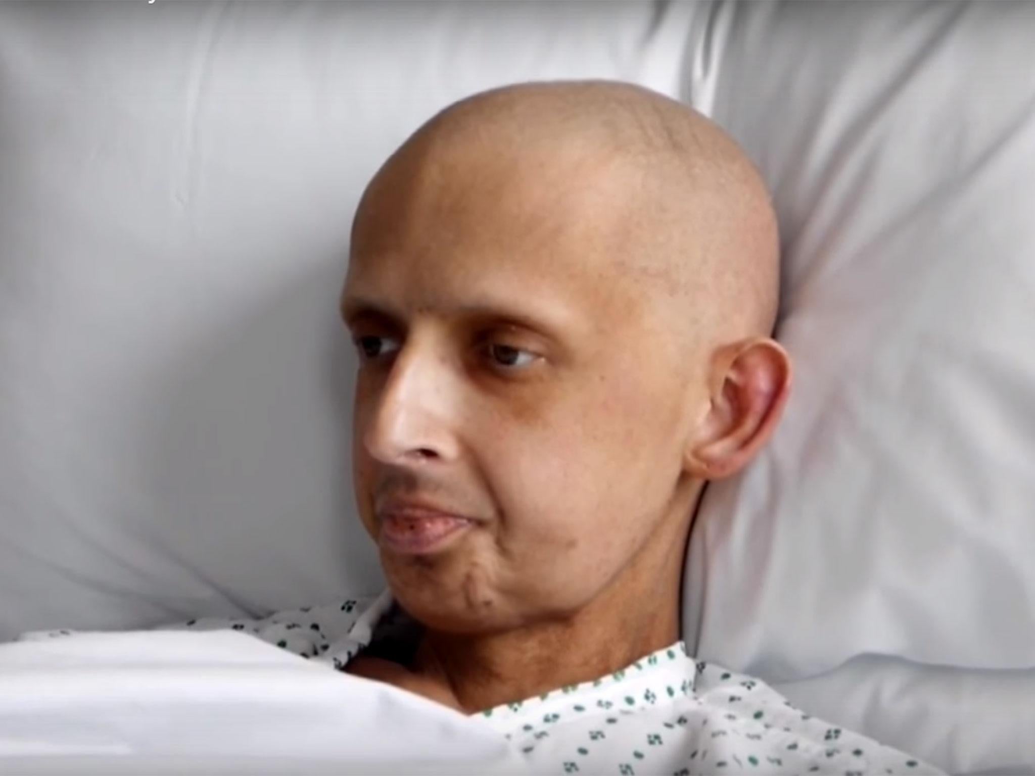 Stephen underwent three seperate periods of chemotherapy